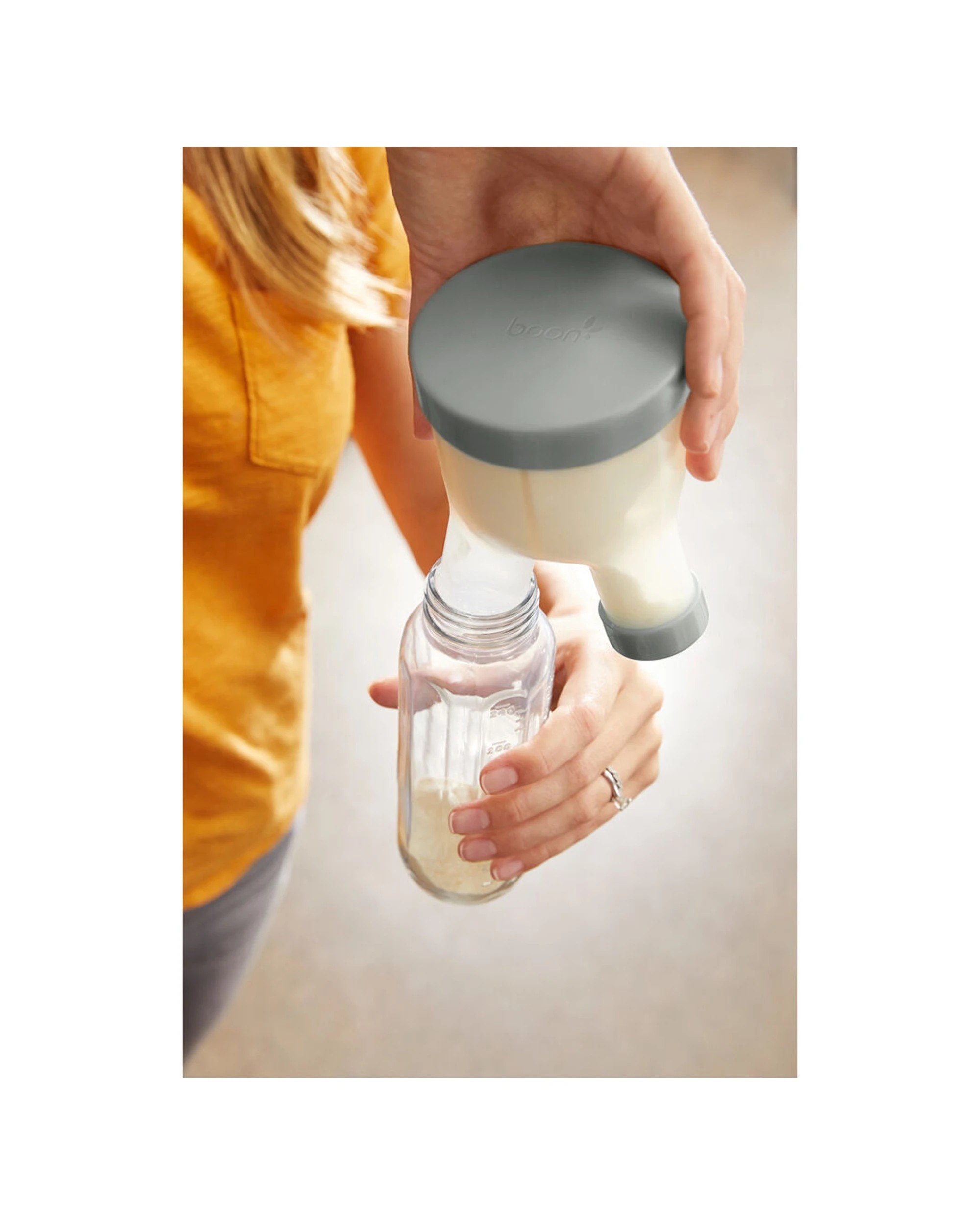 8 Boon Tripod Baby Formula Dispenser/Storage Container Holds 3x Servings 6PK - Grey, 8 of 8