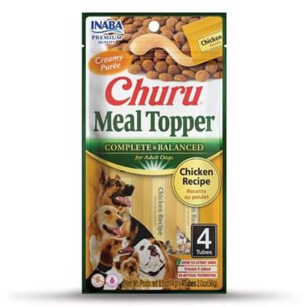 1 Inaba Churu Meal Topper Chicken Recipe For Adult Dogs 4 Tubes, 1 of 1