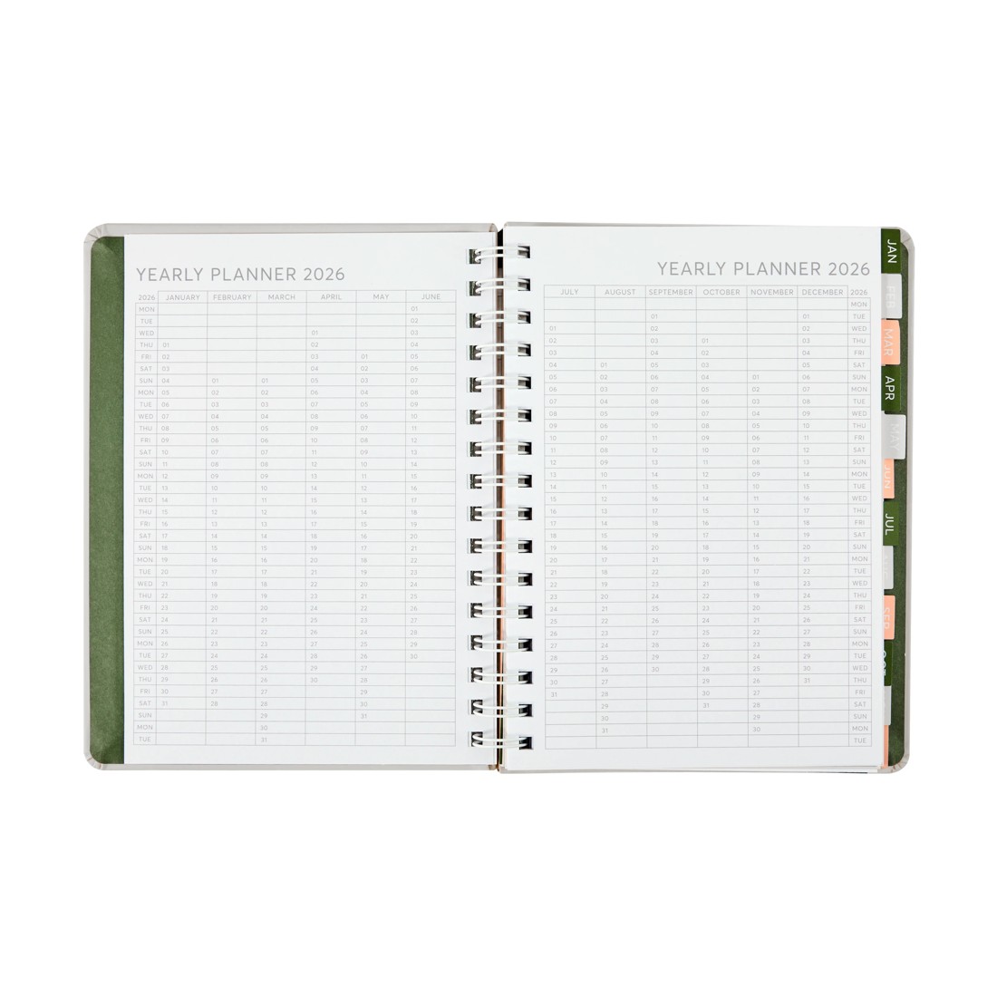 5 2026 Weekly Goals Diary, 5 of 8