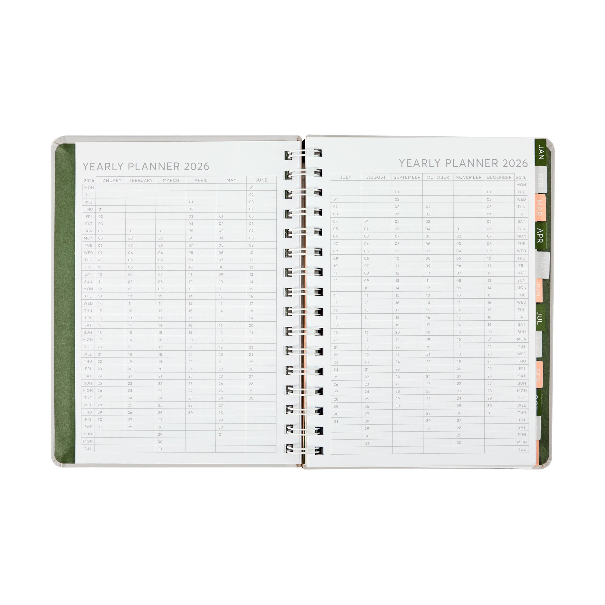 5 2026 Weekly Goals Diary, 5 of 8