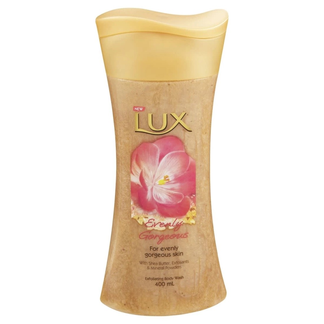 1 LUX Evenly Gorgeous Exfoliating Body Wash 400ml - Shea Butter, Exfoliants & Mineral Powders, 1 of 1