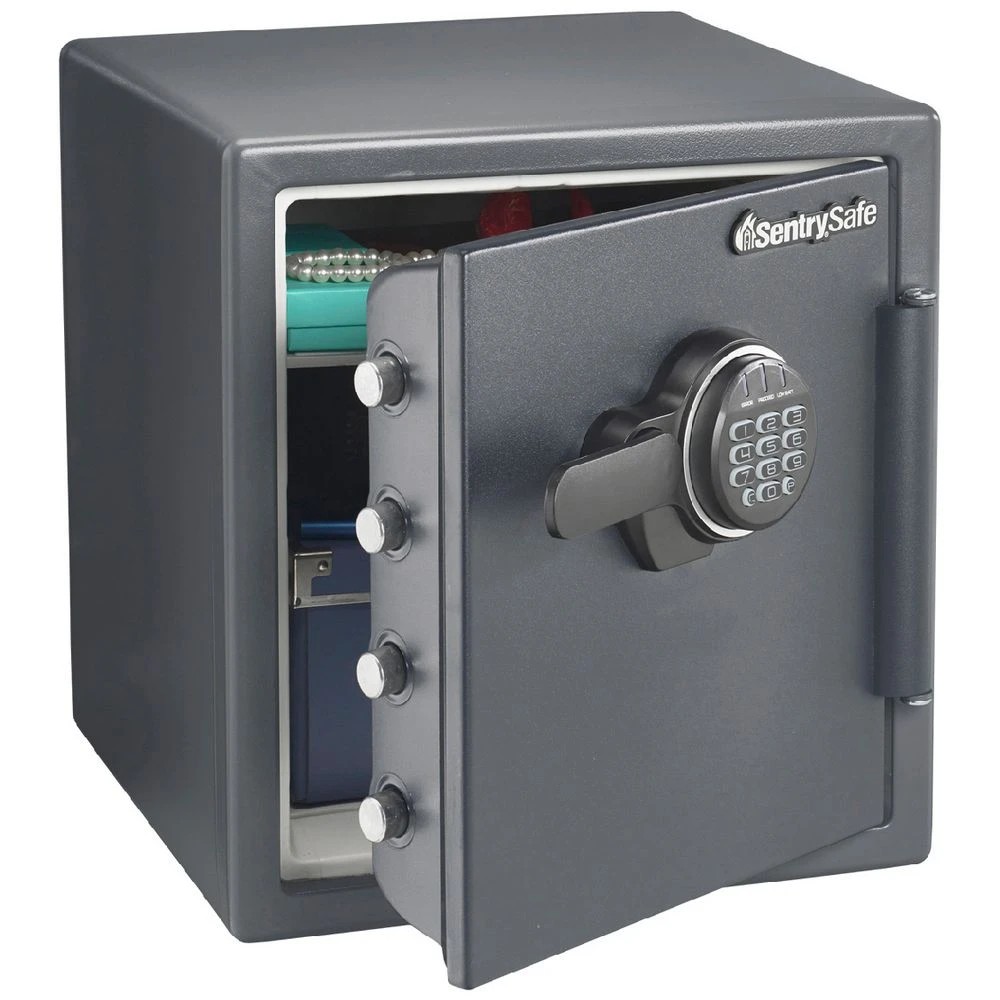 1 Sentry Safe 34.8L Fire & Water Resistant Digital Safe Office Storage Safes Cash Boxes Fire Resistant Safes, 1 of 5
