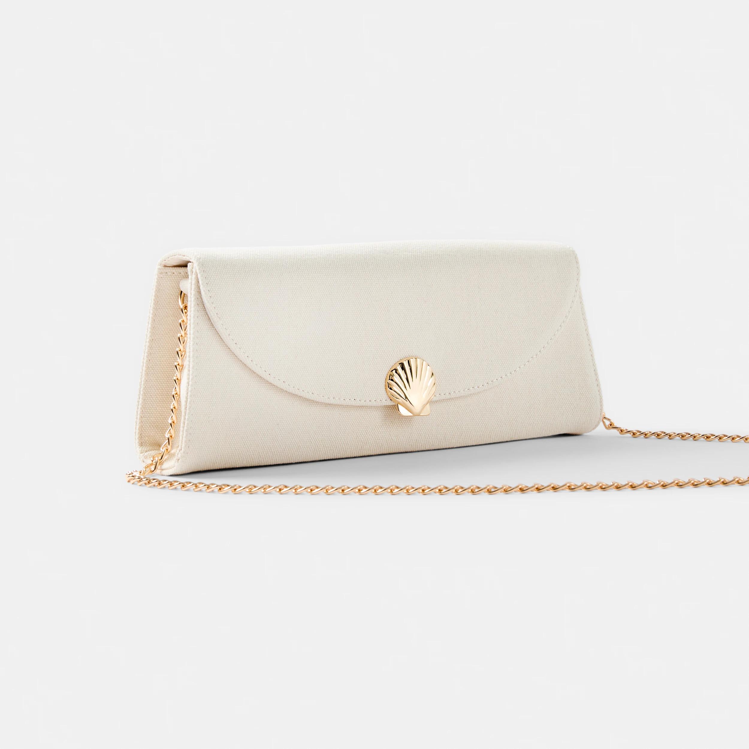 4 Shell Plaque Clutch Natural, 4 of 5