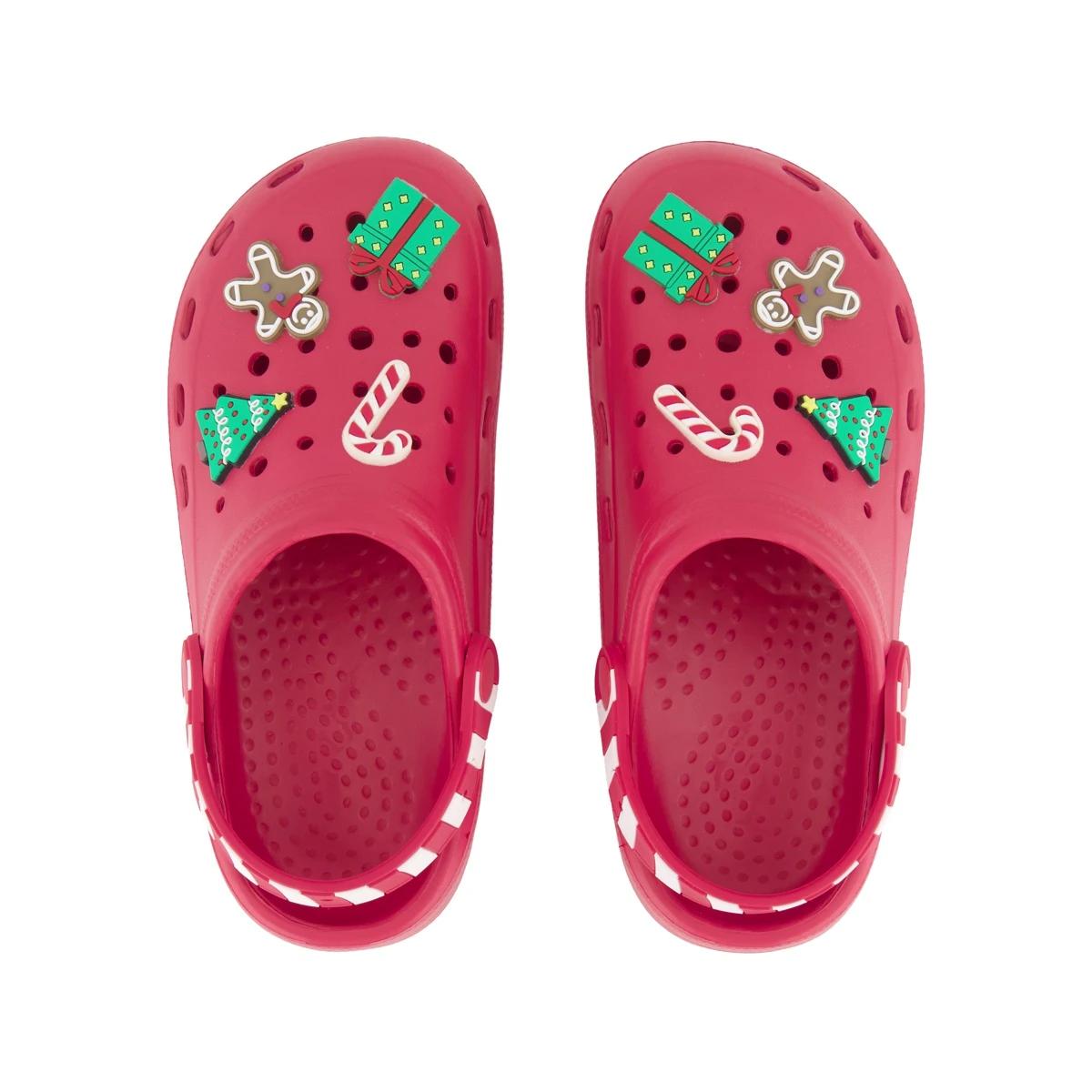 3 Senior Clog Sandals RED, 3 of 4
