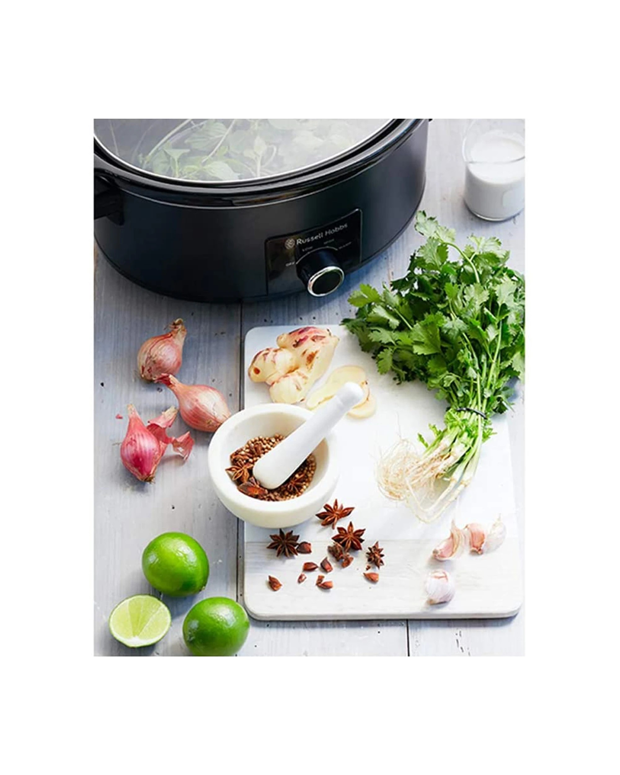 2 Russell Hobbs Rhsc7 7l Electric Slow Cooker Food/kitchen/cooking 320 Watts
 - Black, 2 of 3