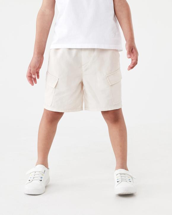 Linen Cargo Shorts