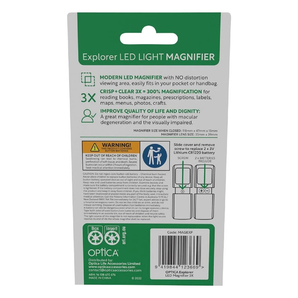 2 Optica Mini-Metro Explorer LED Magnifier, 2 of 4