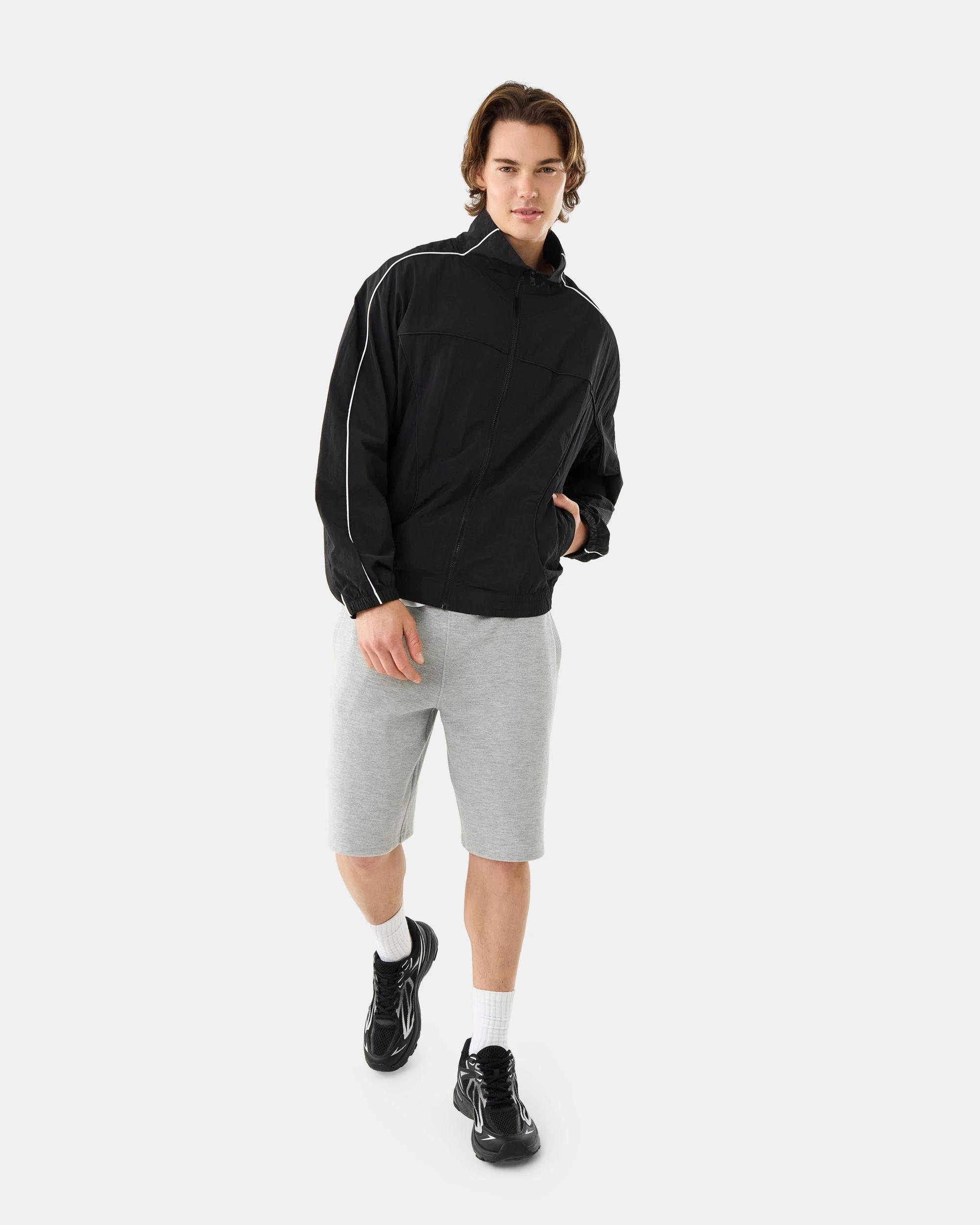 2 Piped Jacket Black, 2 of 8