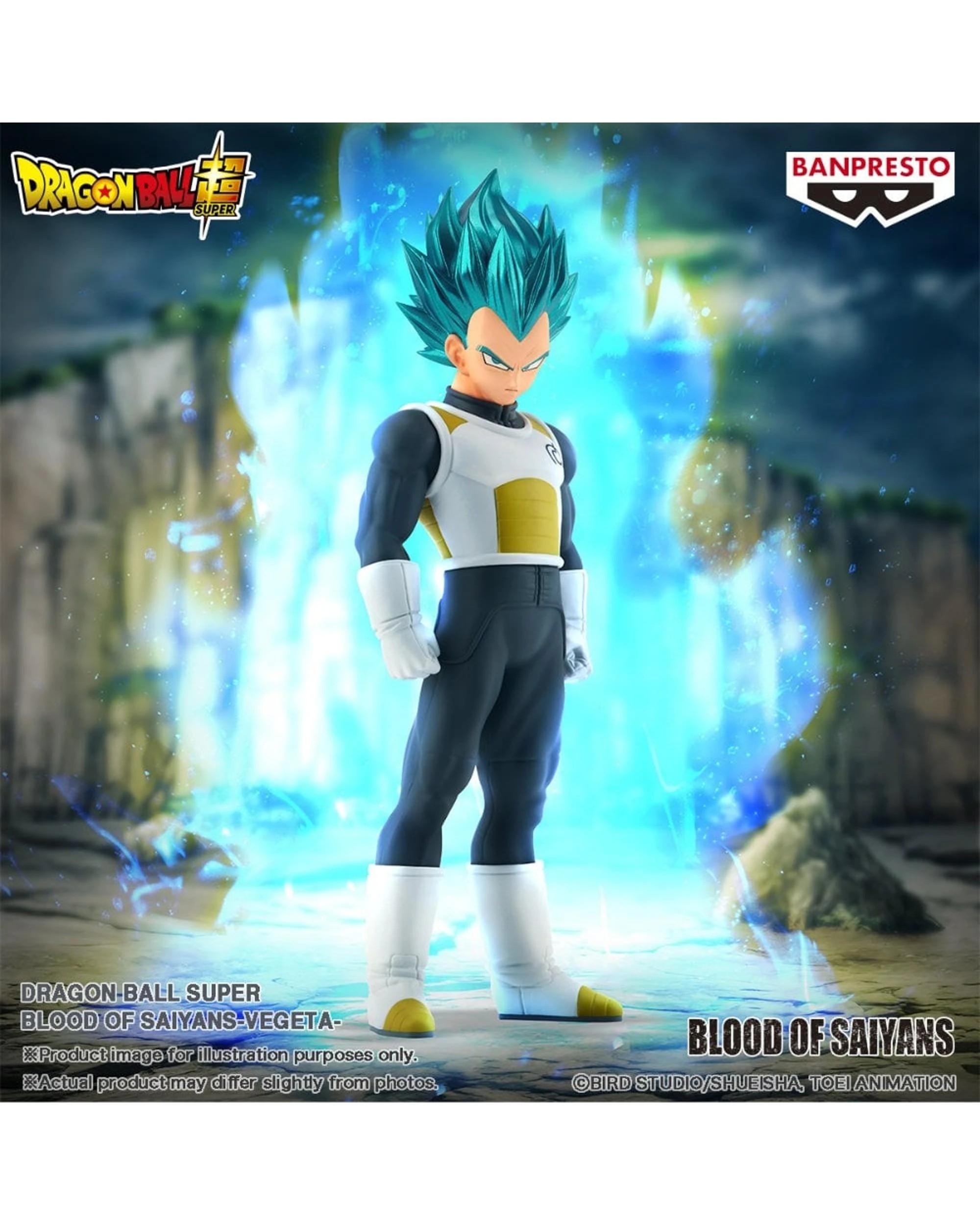 5 Banpresto Dragon Ball Super Blood Of Saiyans Vegeta Figure, 5 of 5