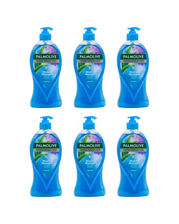 Palmolive 6PK Shower Gel 750ml Aroma Sensations Mineral Massage - Blue