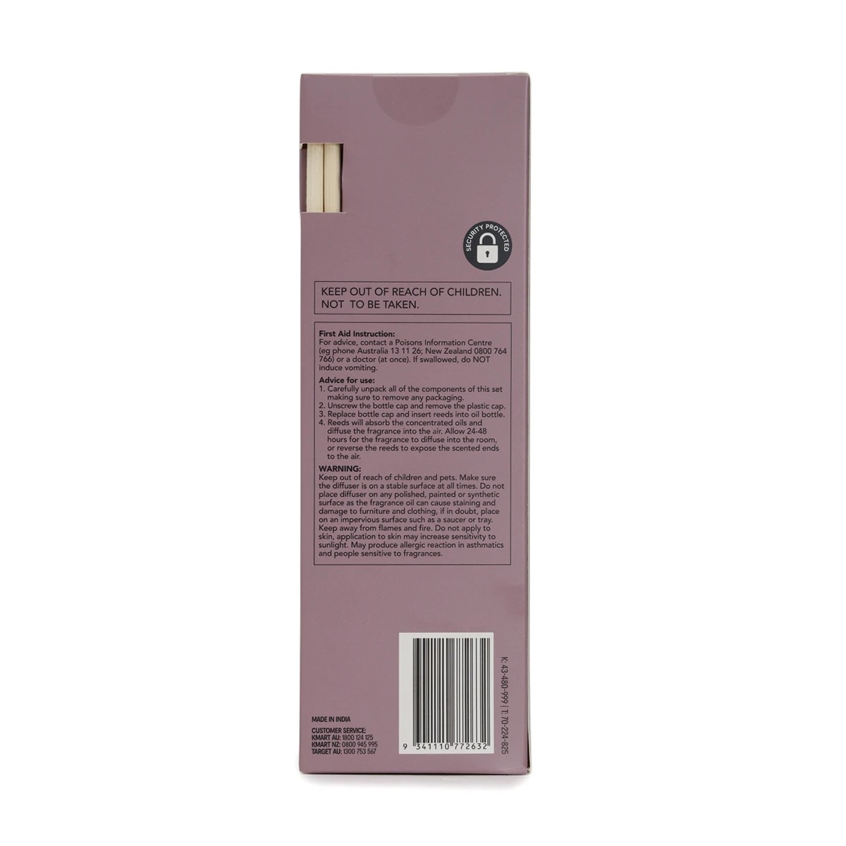 6 Aroma Relax Lavender & Chamomile Essential Oil Blend Liquid Reed Diffuser 130ml, 6 of 6