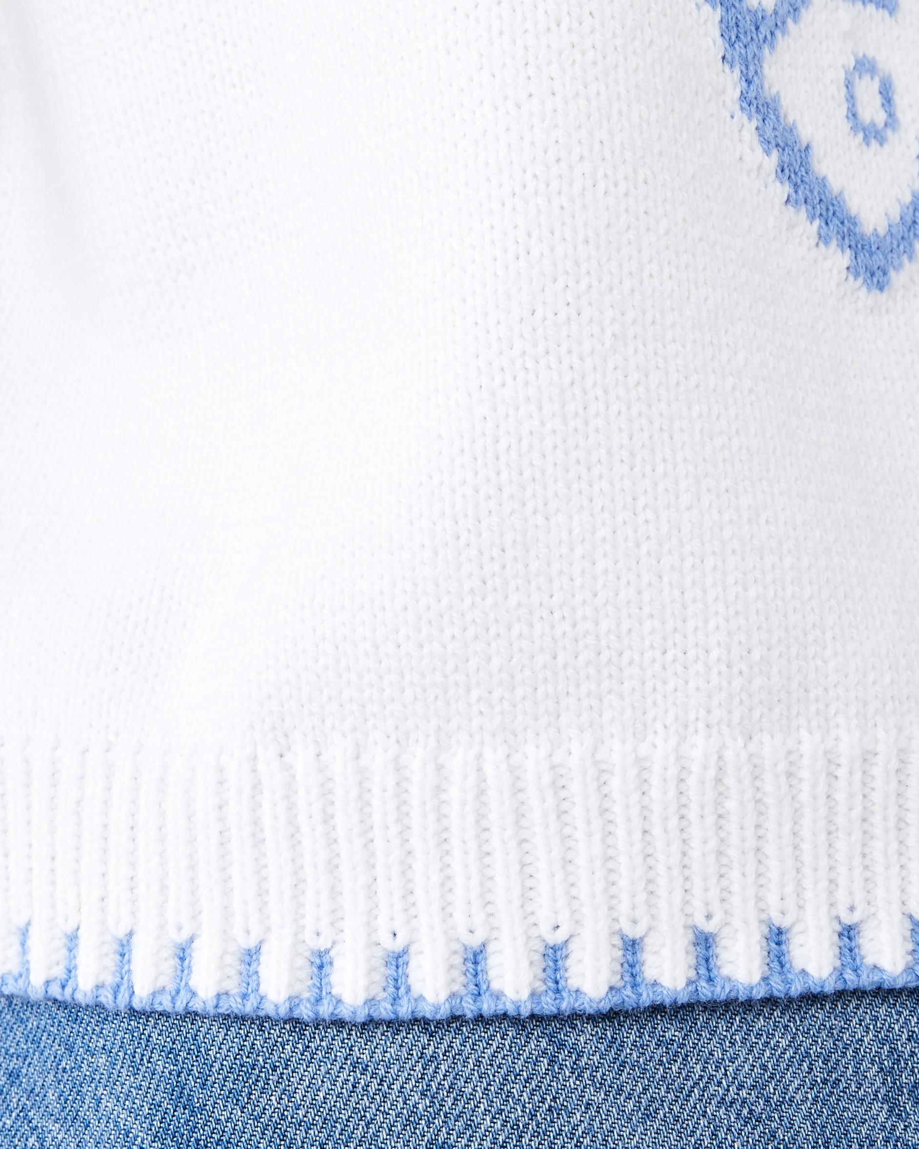 7 Jacquard Vest Blu Fish, 7 of 7