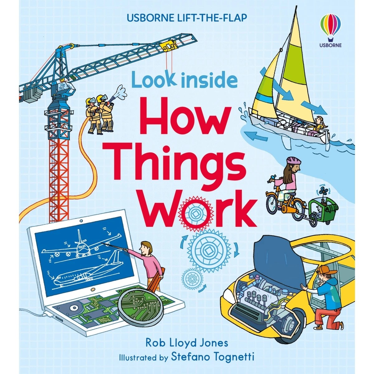 1 Usborne Lift-The-Flap Look Inside How Things Work by Rob Lloyd Jones - Book