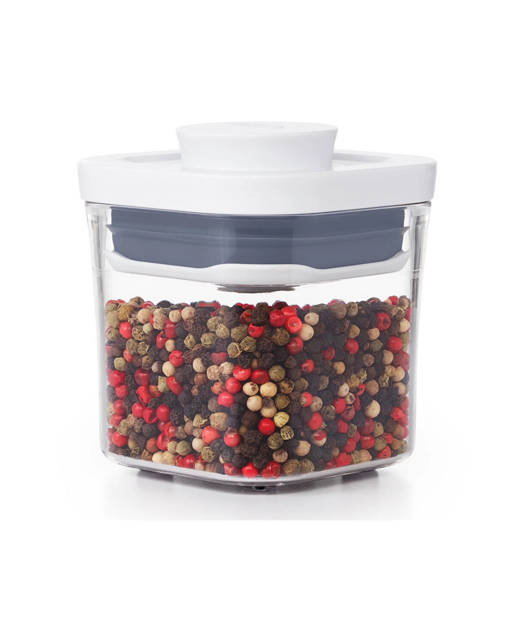 1 Oxo Pop Container Mini Square 400ml Airtight Stackable Food Storage For Spices - Clear, 1 of 3