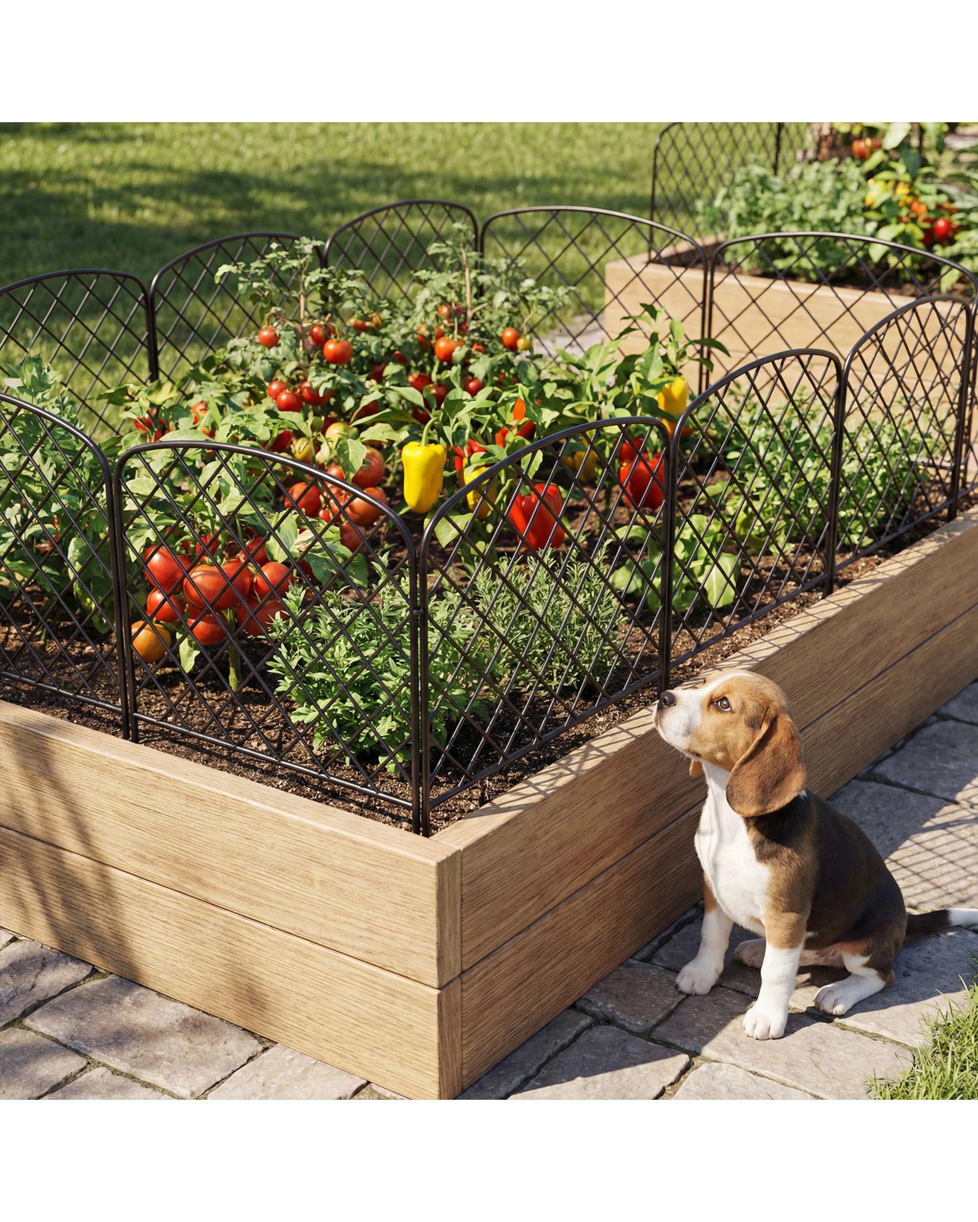 3 Advwin Garden Fence DIY Flower Bed Pet Barrier Border, 3 of 8