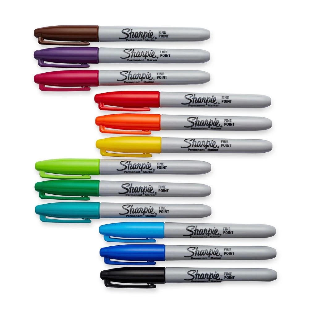 2 Sharpie Fine Permanent Markers Assorted 12 Pack, 2 of 7