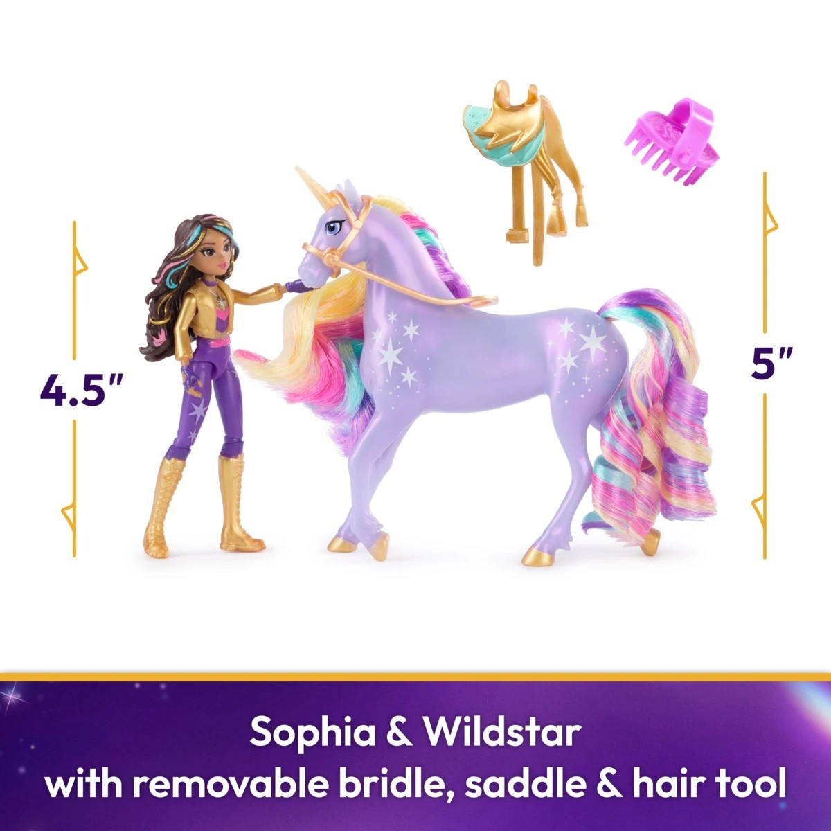 4 Unicorn Academy: Sophia Small Doll & Wildstar, 4 of 9