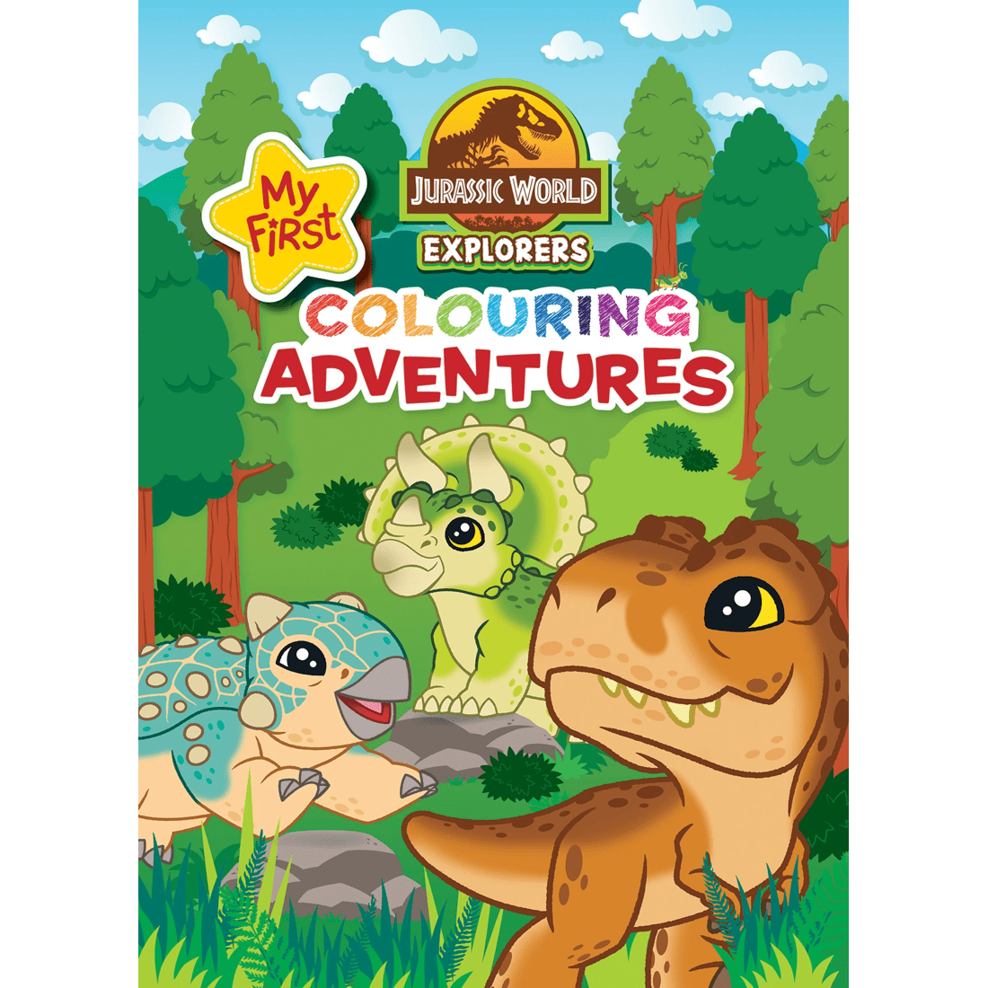 1 Jurassic World Explorers: My First Colouring Adventures - Book, 1 of 1