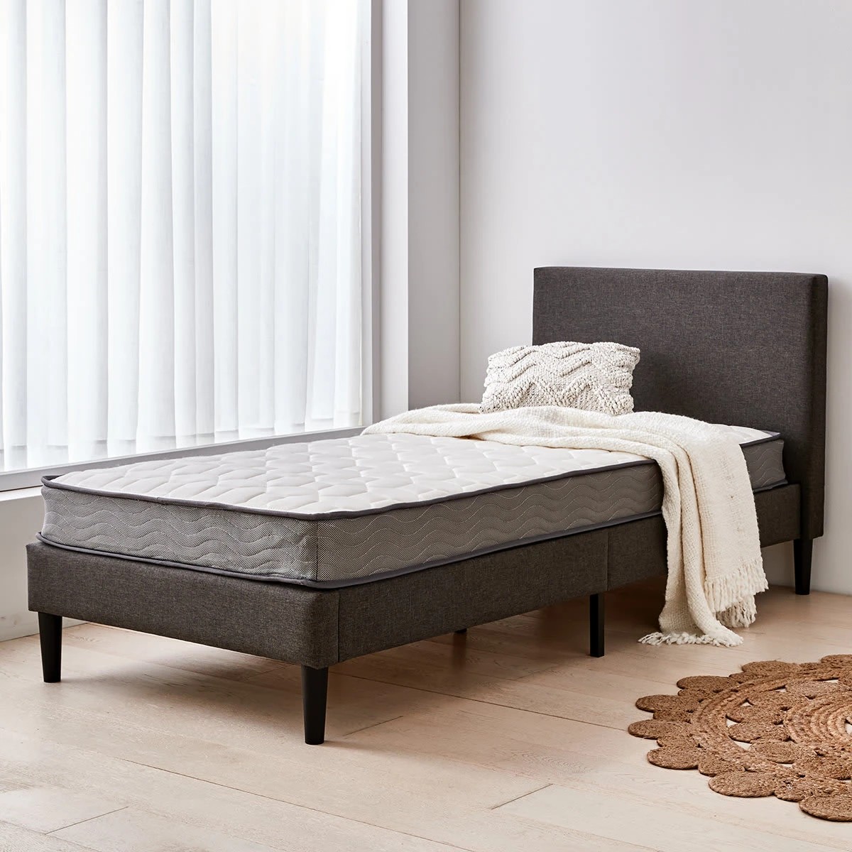 4 15cm Single Bed Bonnell Mattress, 4 of 9