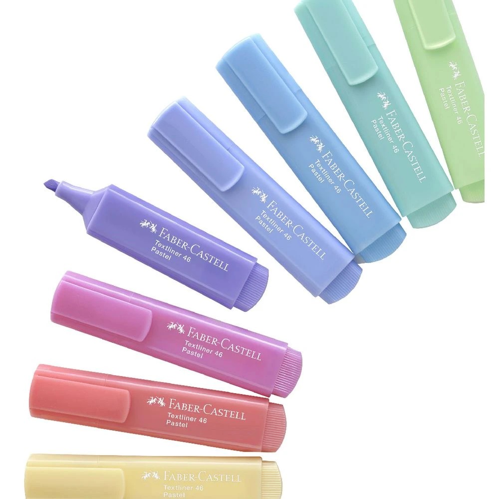 3 Faber-Castell Textliner Highlighters Pastel 8 Pack, 3 of 7