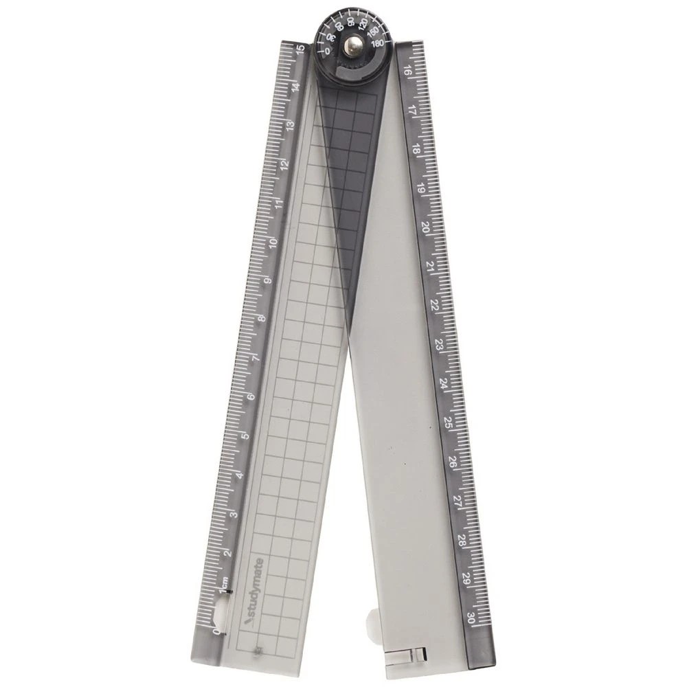 5 Studymate Foldable Ruler 30cm Black, 5 of 5