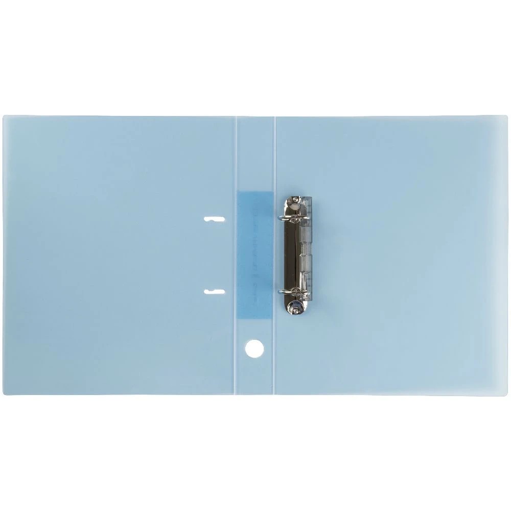 3 King Jim A4 2 D-Ring Simplease Binder 30mm Smoke Blue, 3 of 4