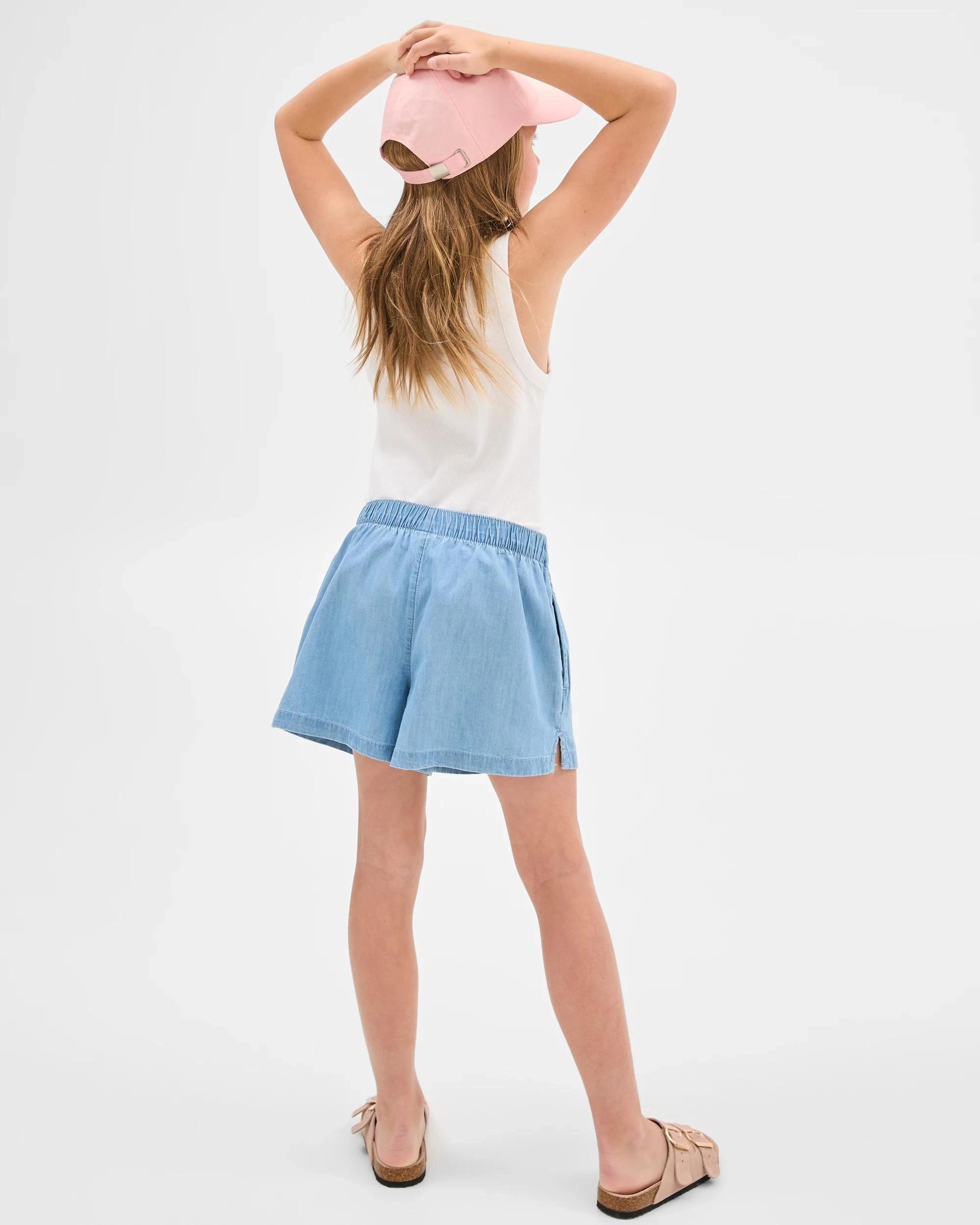 3 Target Australian Cotton Chambray Short LIGHT BLUE, 3 of 6