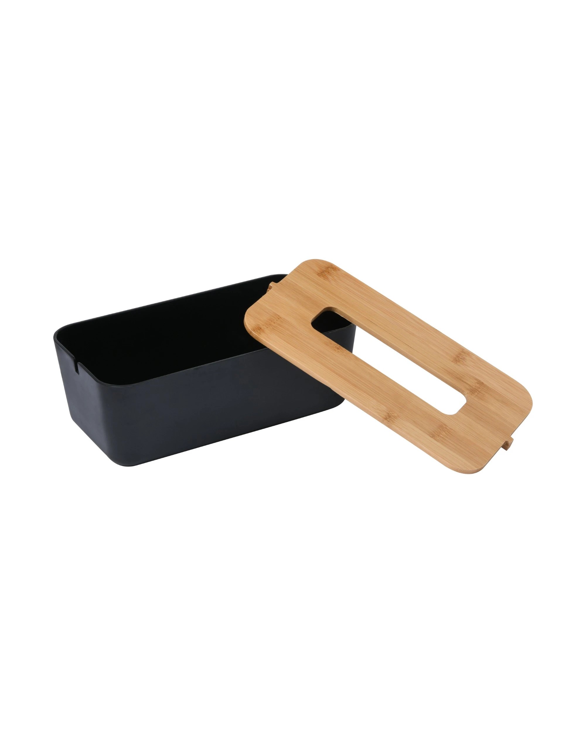 6 Takara Takae Natural Bamboo Tissue Box Large - Black, 6 of 7
