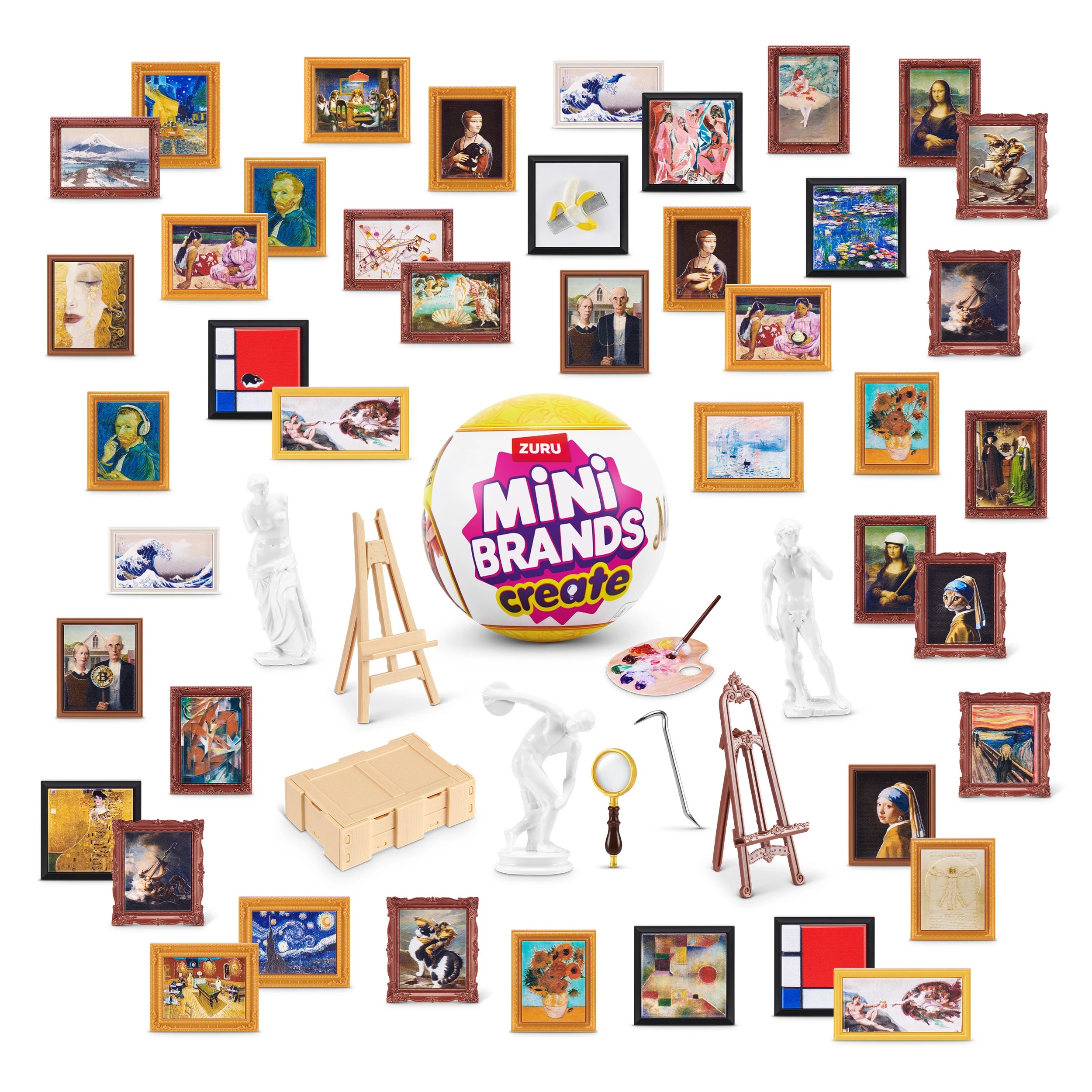 3 Zuru Mini Brands Create Mini Masterpieces Series 1 - Assorted, 3 of 6