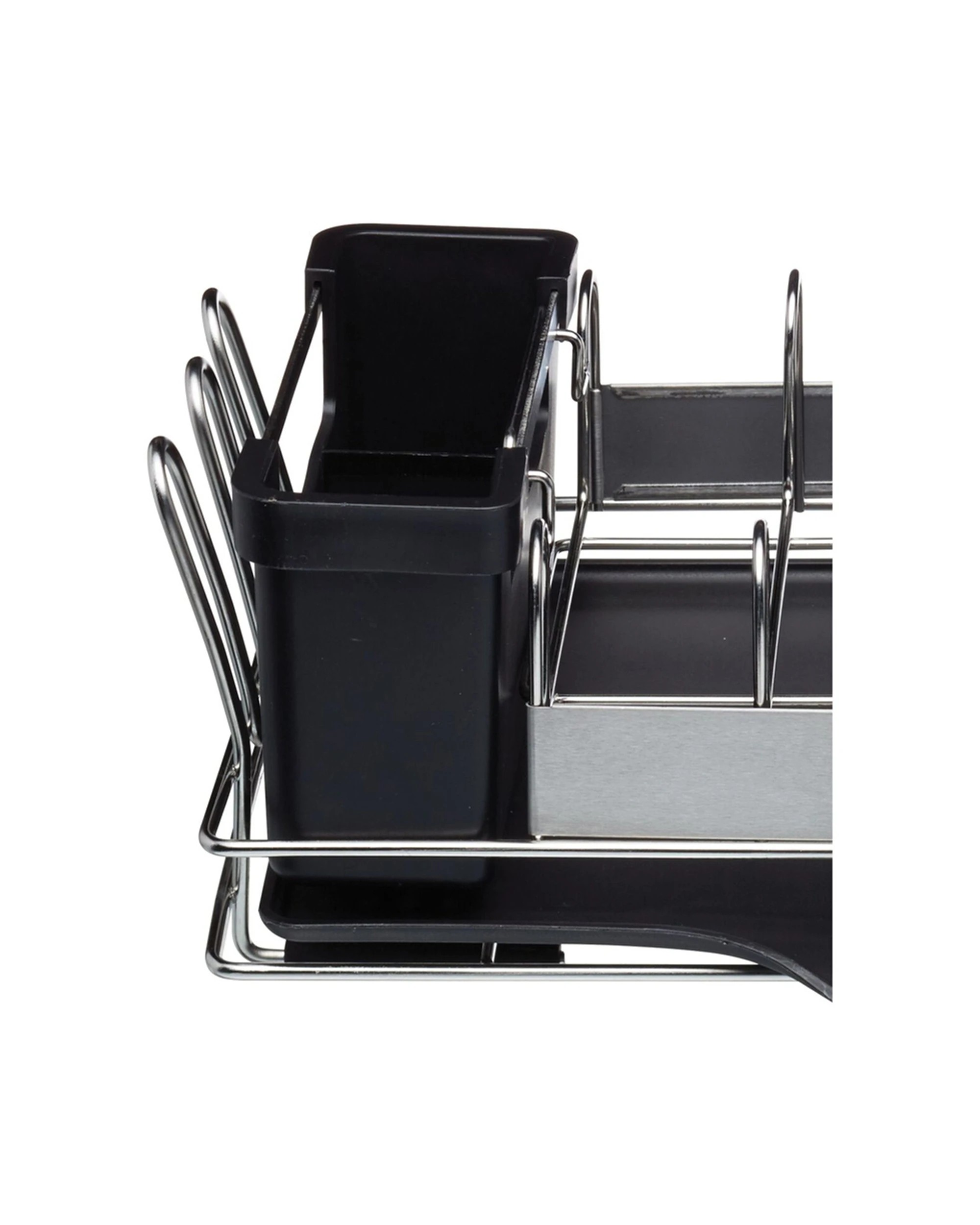 4 Mastercraft Stainless Steel Compact Dish Drainer Removable Drip Tray - Multi, 4 of 6