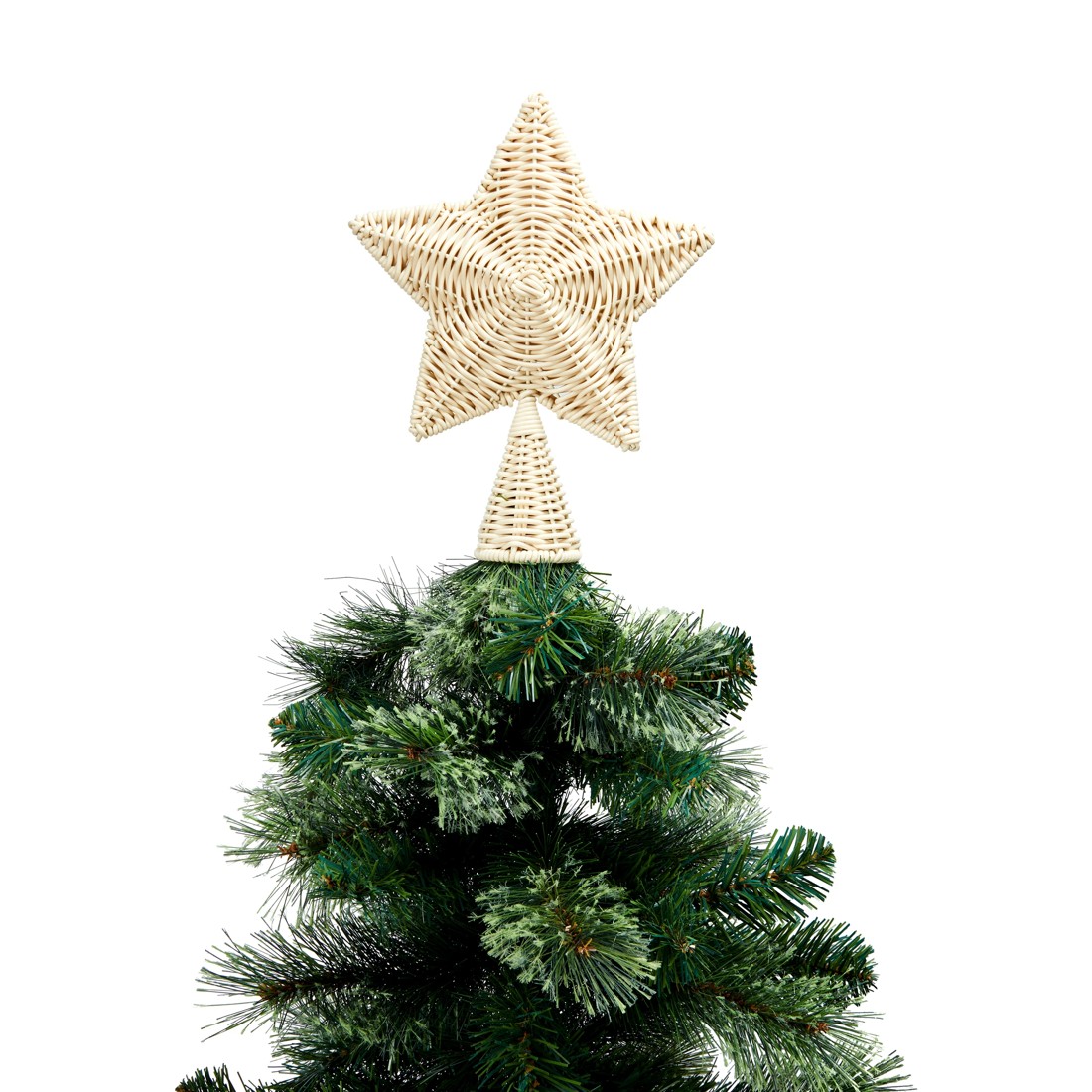 2 Faux Rattan Star Tree Topper, 2 of 5