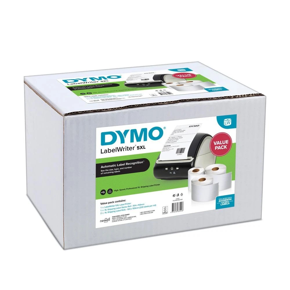 2 Dymo LabelWriter 5XL Label Printer Value Pack, 2 of 9
