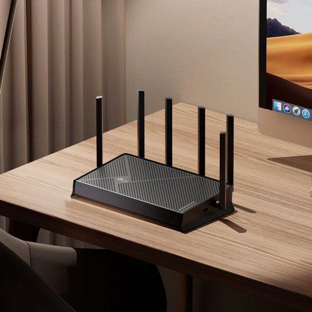 4 TP Link Archer BE6500 Dual Band WiFi 7 Router BE400, 4 of 5