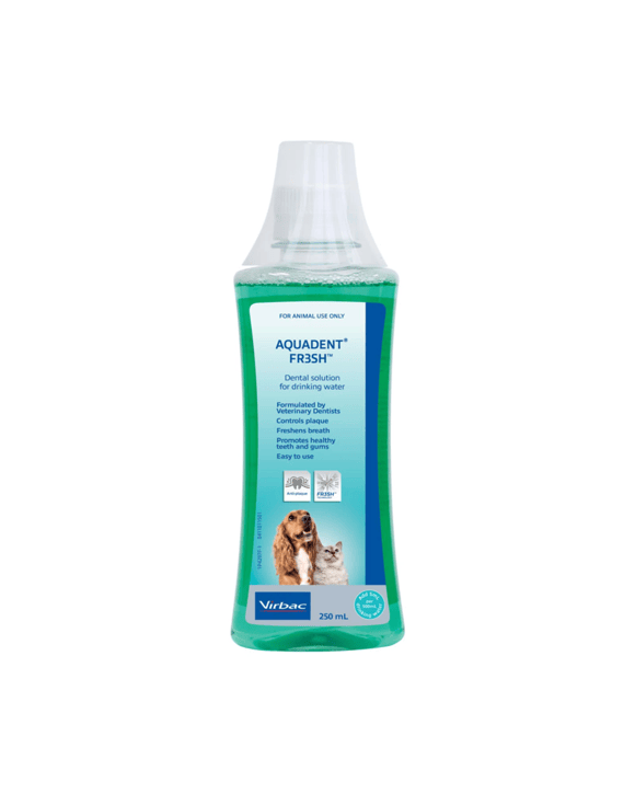 Virbac Aquadent Fresh Dental Water Additive For Dogs And Cats - 250ml
