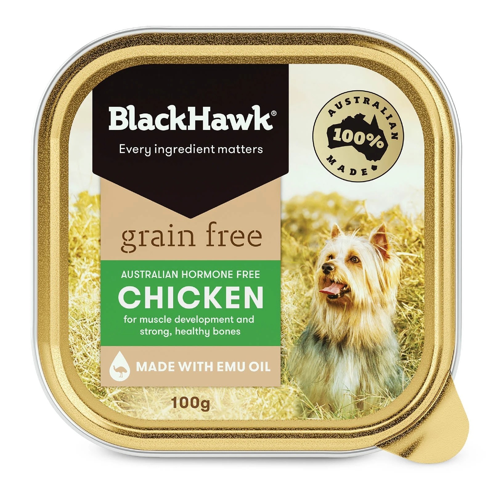 1 Black Hawk Grain Free Chicken 100g 9pk, 1 of 2