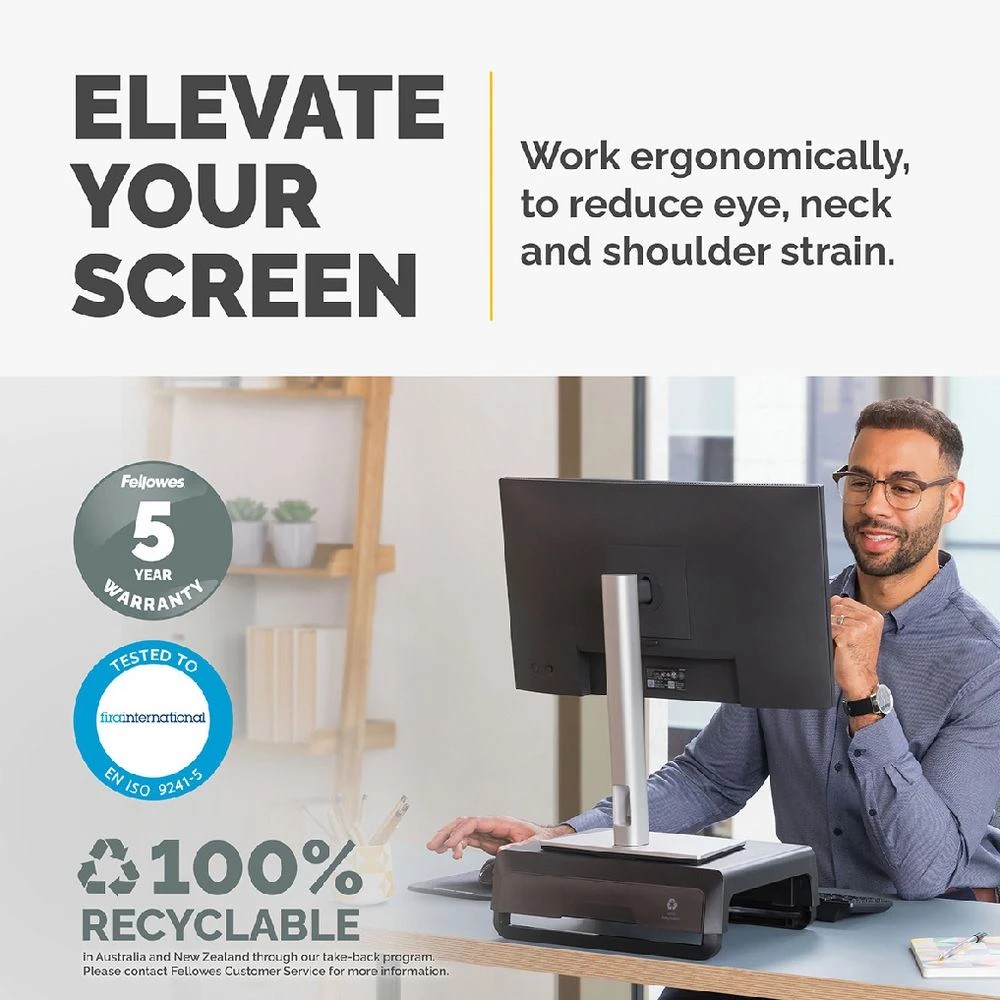 10 Fellowes Breyta Monitor Stand Black, 10 of 10