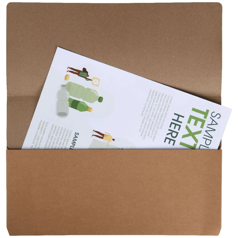 2 J.Burrows Document Wallet 250GSM Kraft 10 Pack, 2 of 4