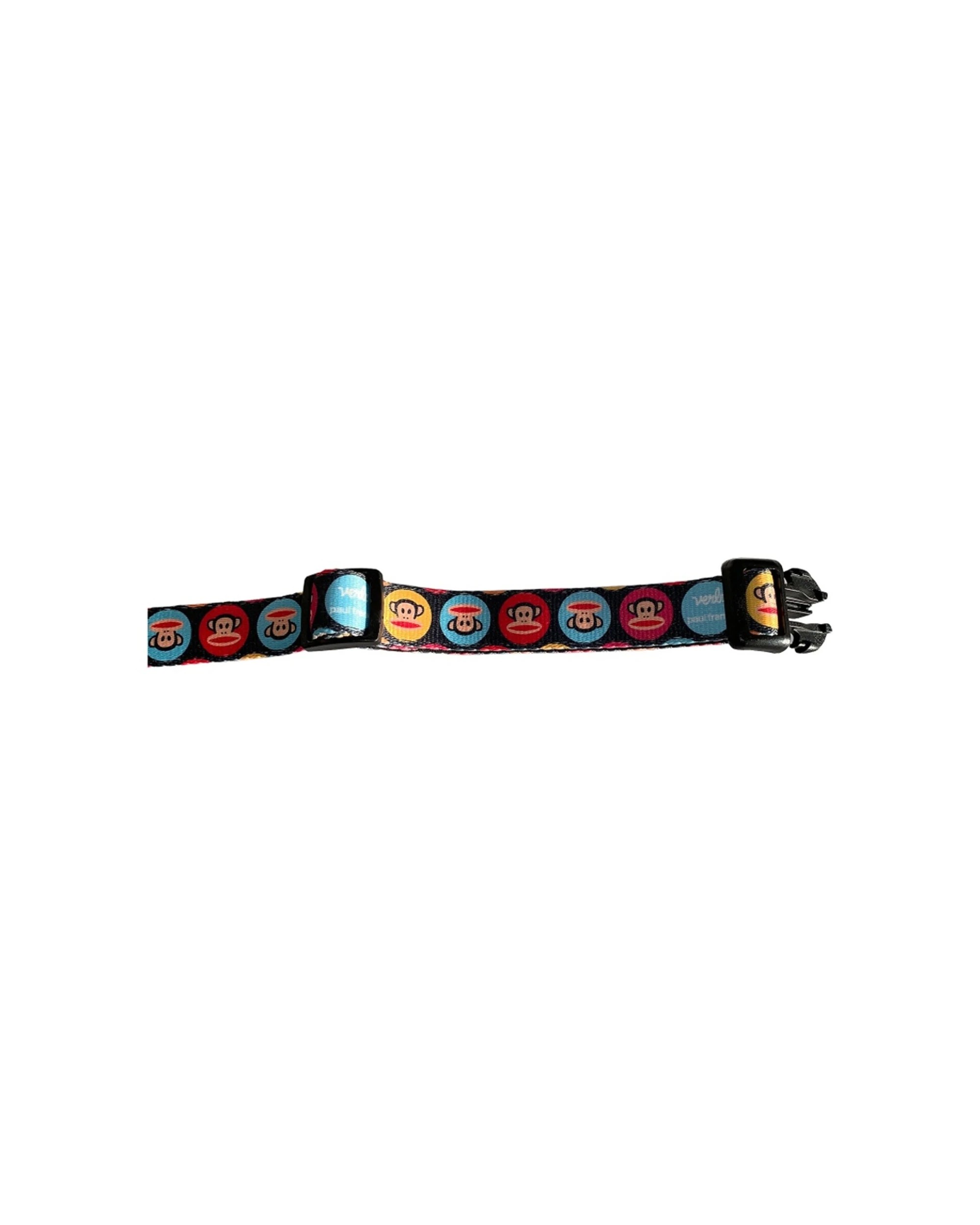 3 Verb. X Paul Frank Adjustable Pet Collar 100 Percent Polyester Small, 3 of 5