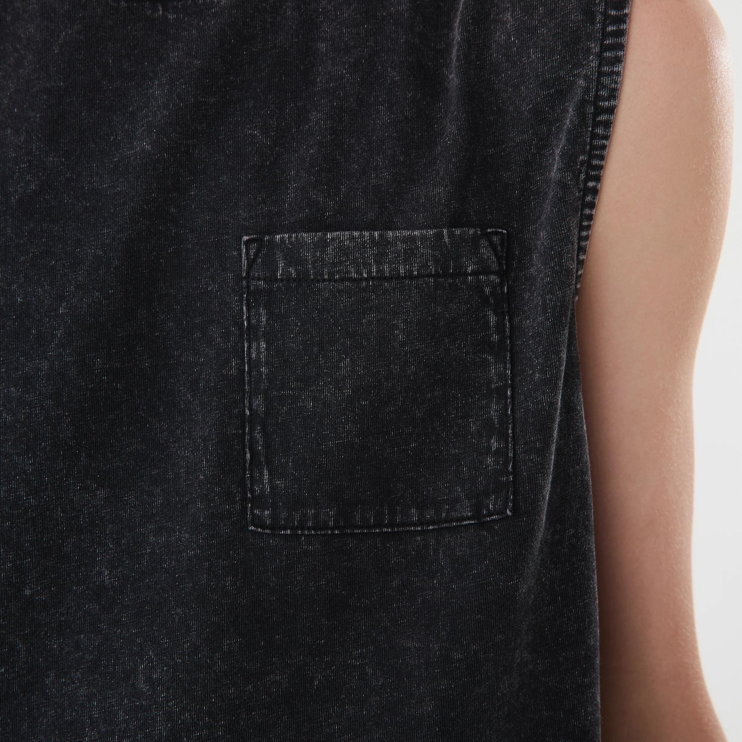 5 Sleeveless Wash Muscle Black, 5 of 8