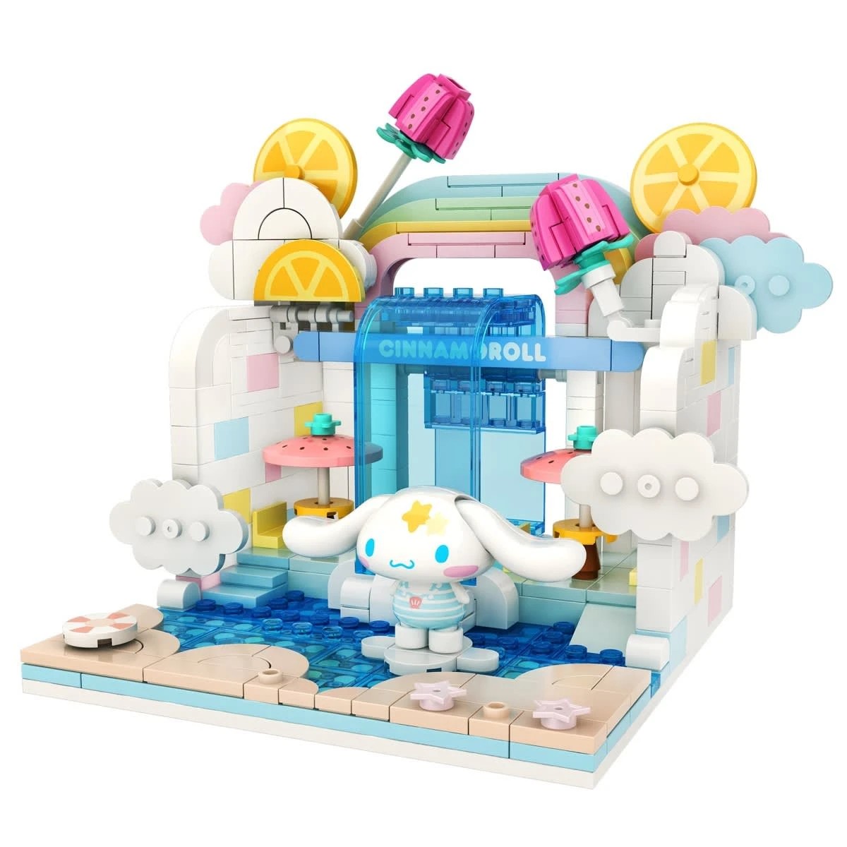 3 Hello Kitty and Friends YuMe Blocks: Summer Wunderland Series Cinnamoroll Wave Pool Cafe, 3 of 6