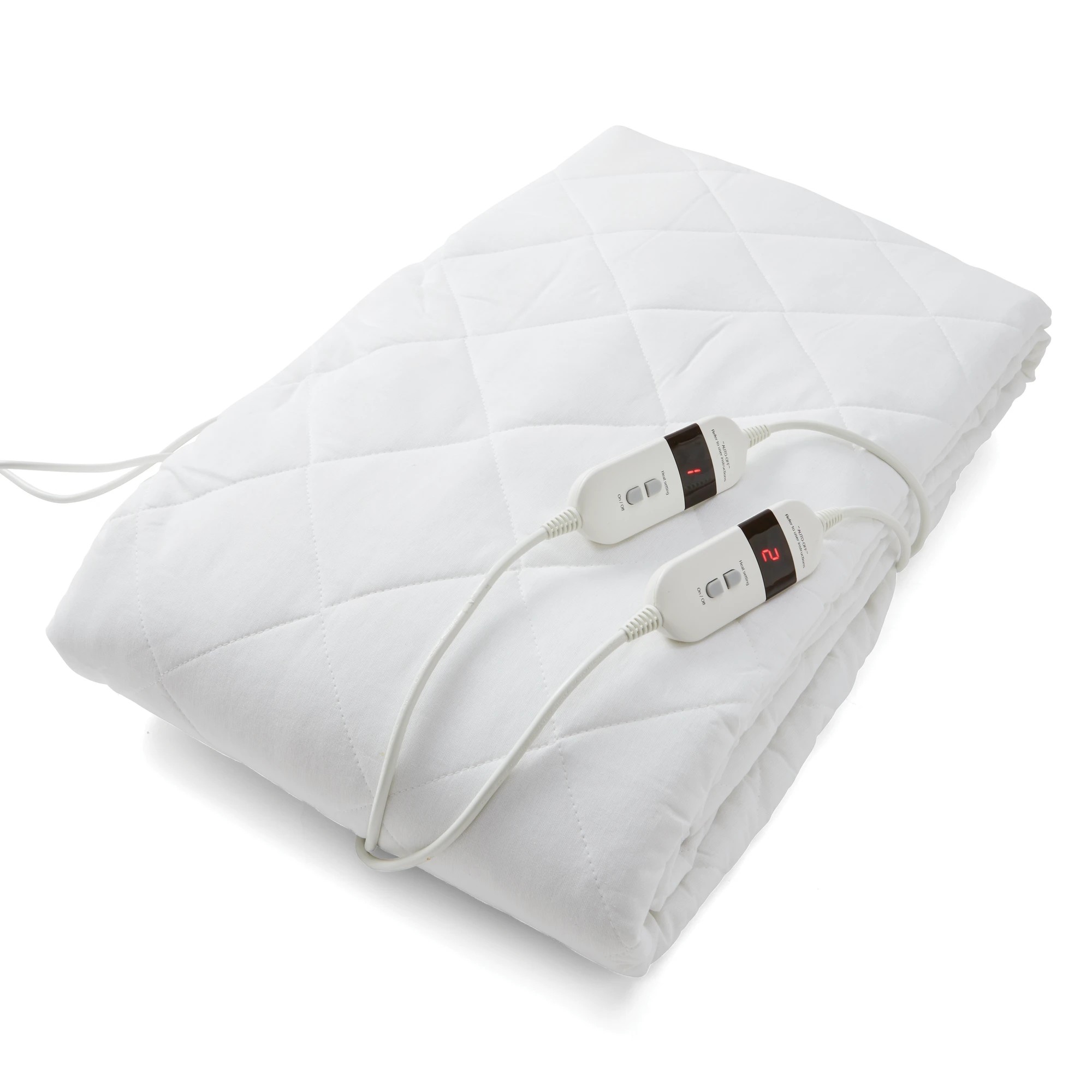 3 Electric Heated Topper - Queen Bed, Off-white, 3 of 6