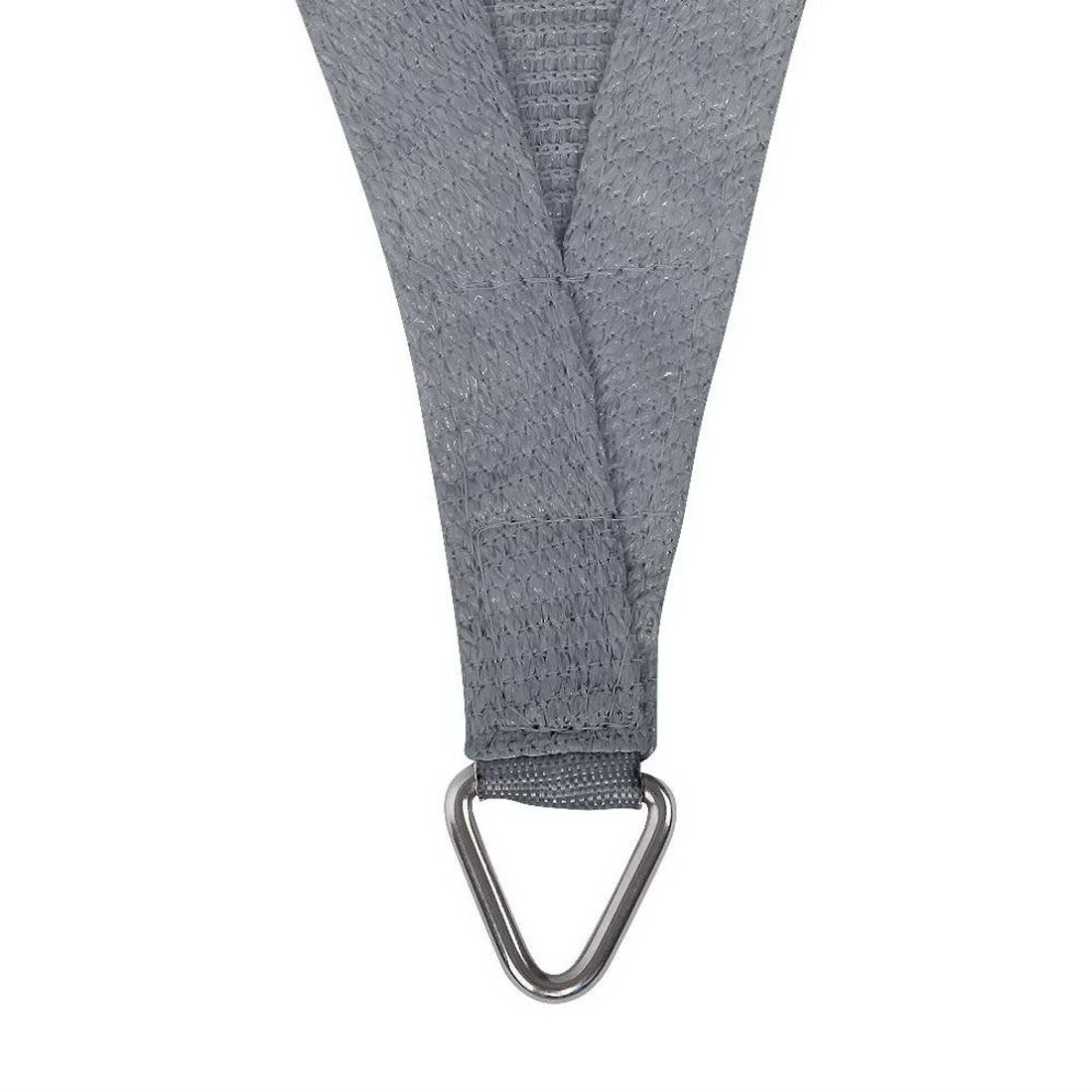 1 Instahut Shade Sail 3x5m Rectangle 280GSM 98%  Shade Cloth - Grey, 1 of 5