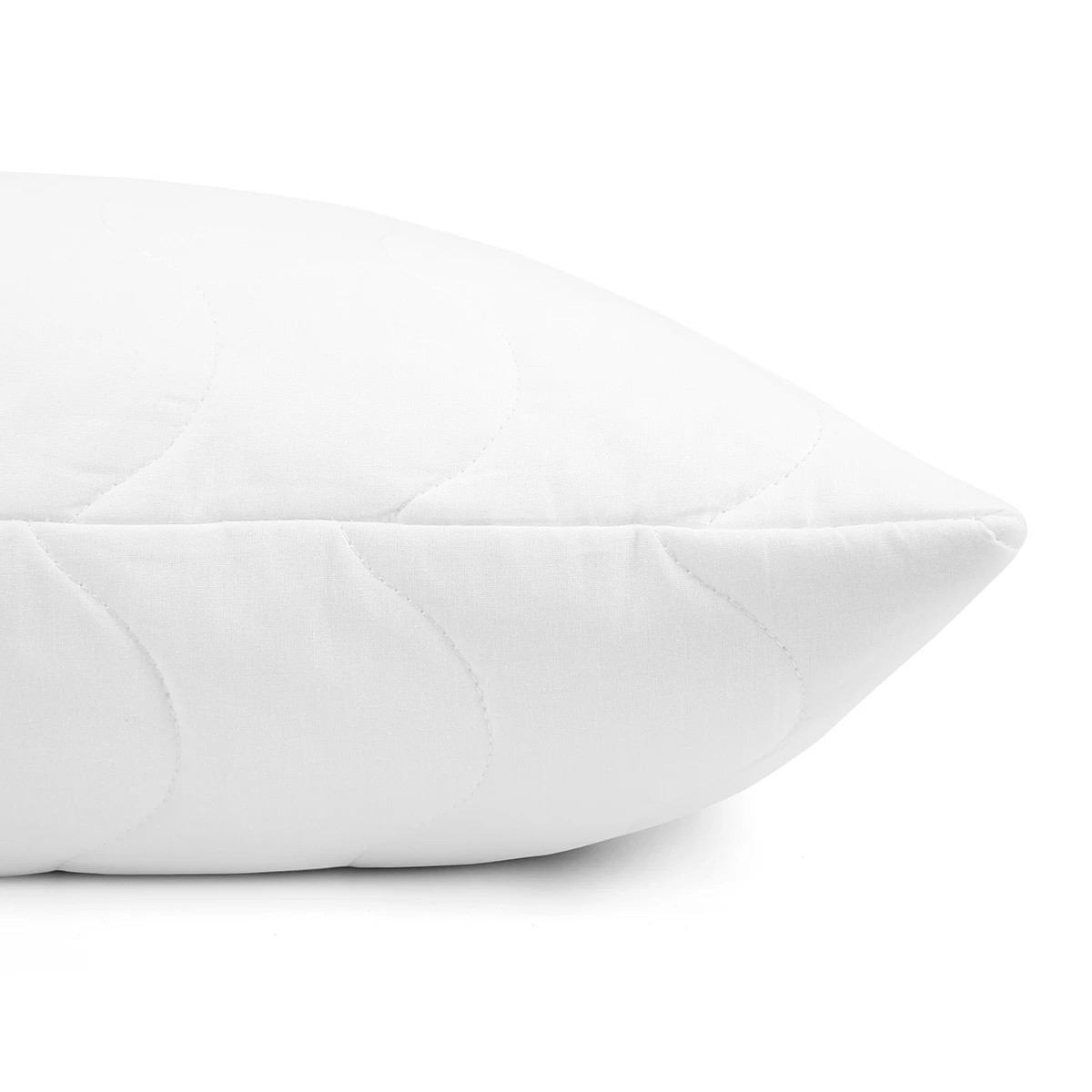 3 2 Pack Quilted Pillow Protectors - White, 3 of 4