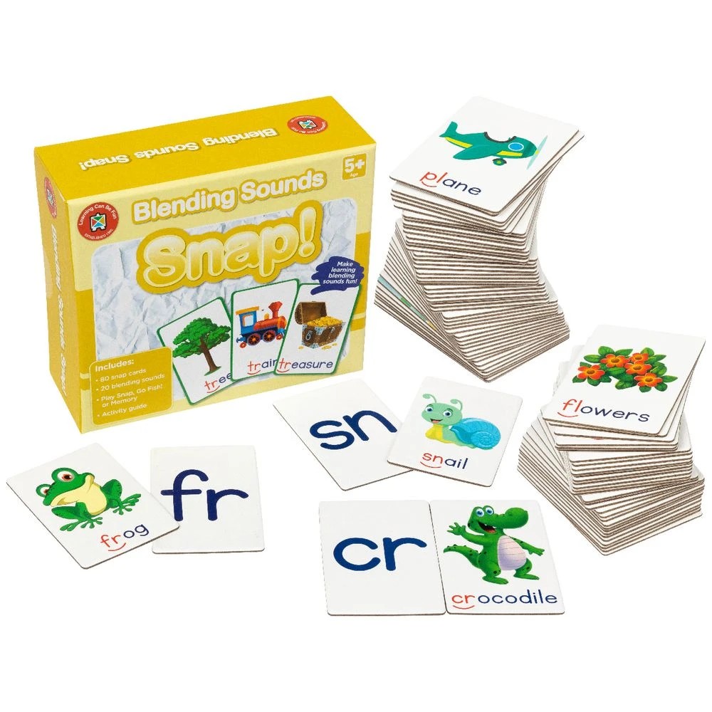 2 Learning Can Be Fun Blending Sounds Flashcards, 2 of 2