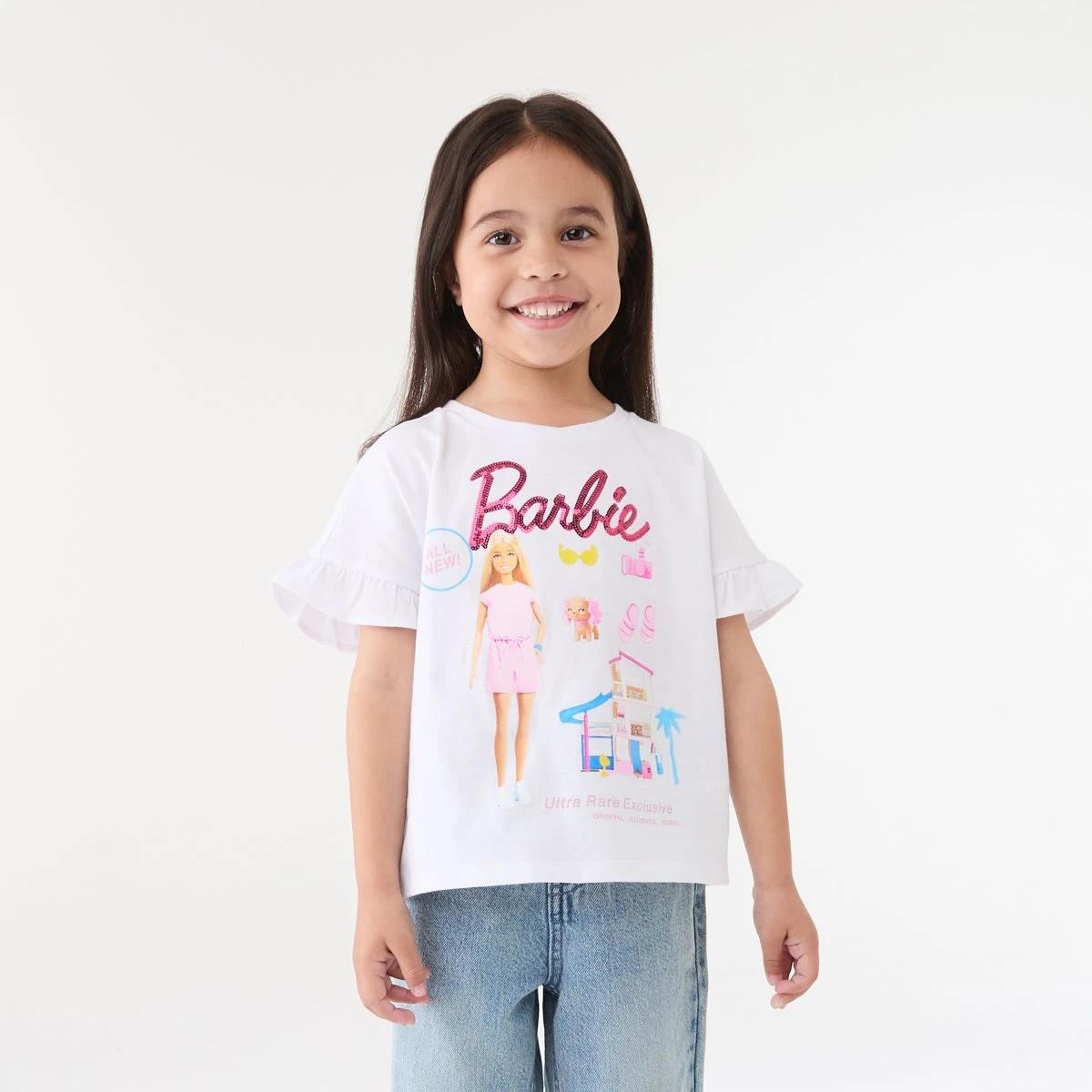 1 Barbie License Short Sleeve T-shirt BARBIE TEE, 1 of 6