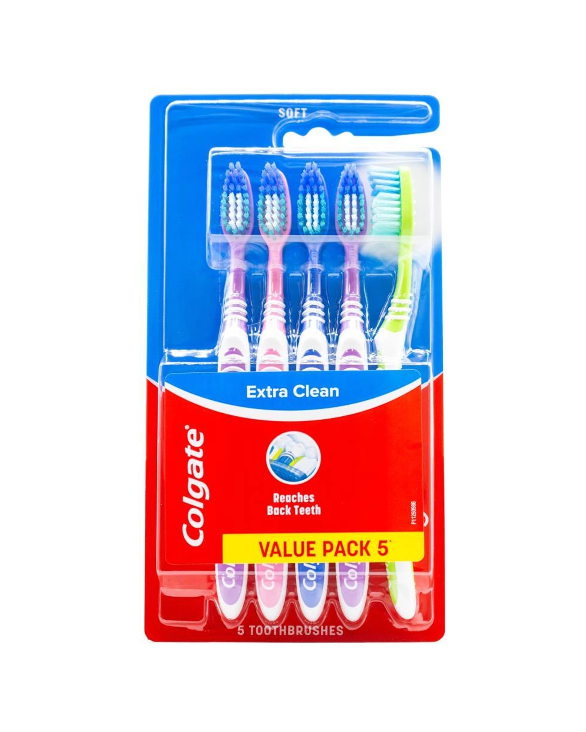 2 Colgate Toothbrush Extra Clean Soft Bristles 6PK Circular Power Tip Dental Care - Multi, 2 of 3