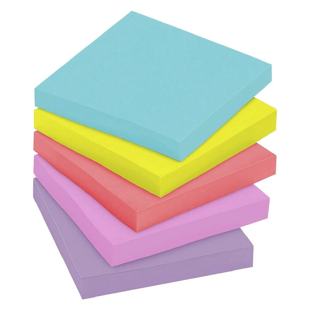 6 Post-it Super Sticky Note Assort Size Supernova Neons 15 Pack, 6 of 7