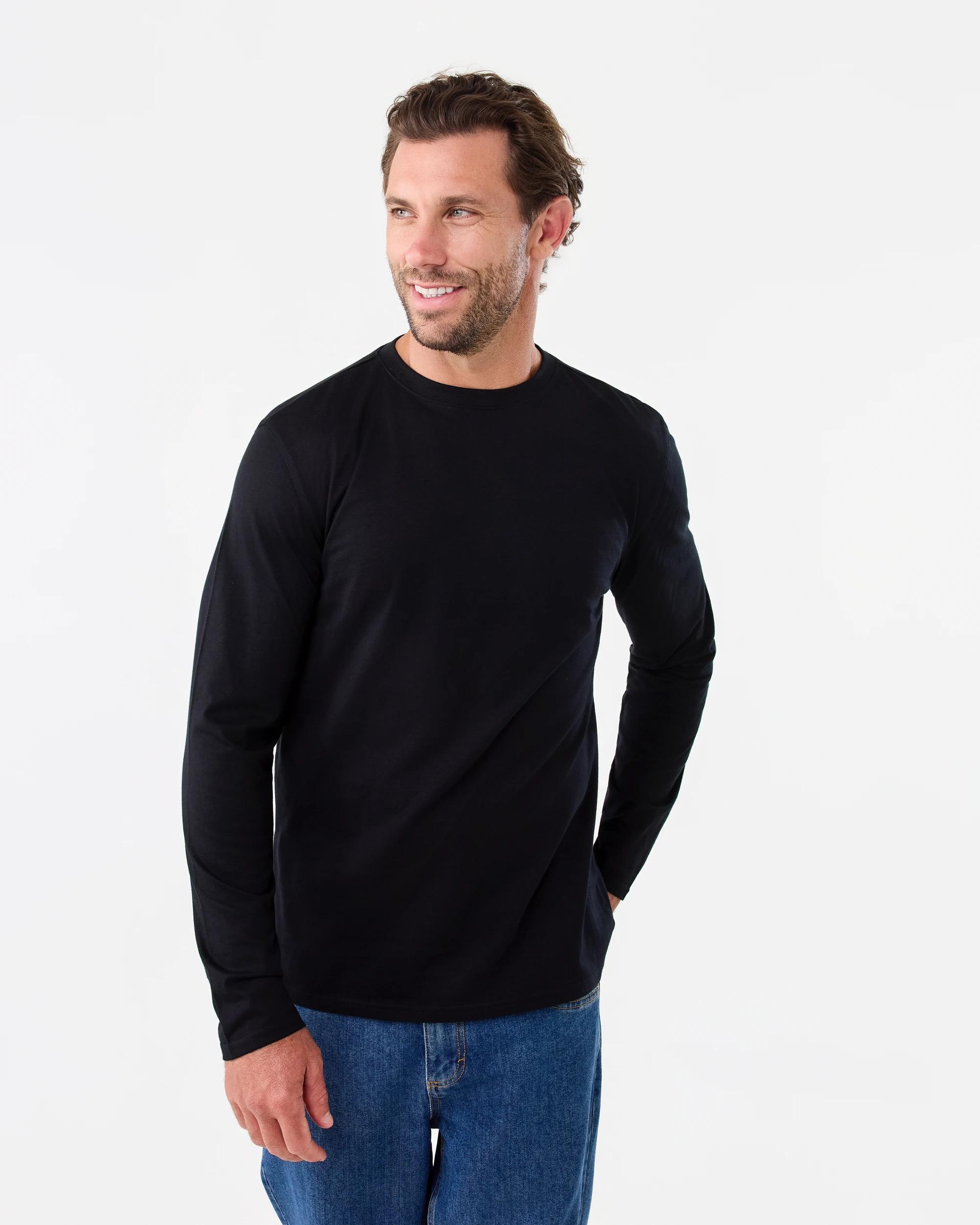 1 Long Sleeve Core T-shirt Black, 1 of 5