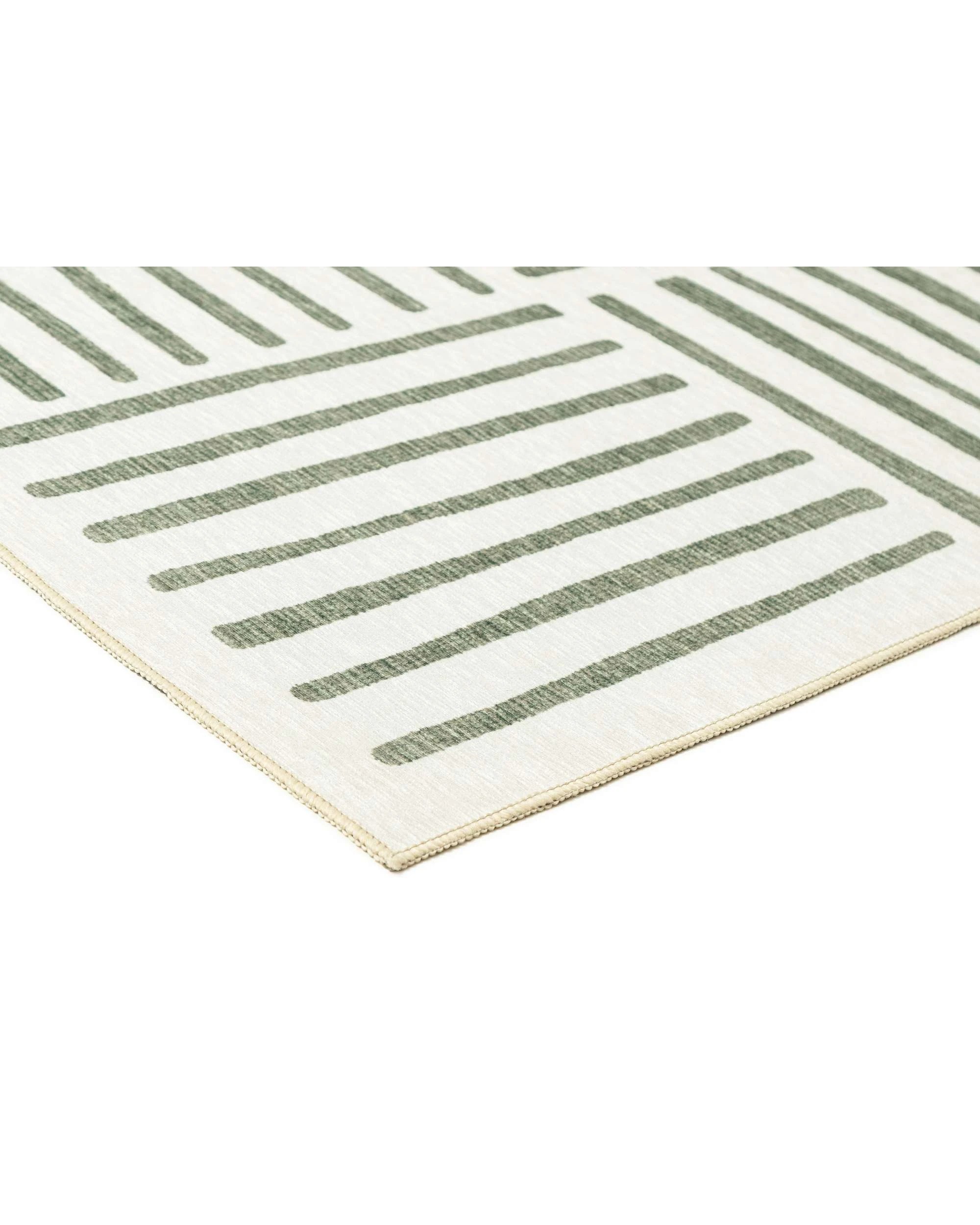 4 Loopsie Talamook Matchstick Indoor Outdoor Washable Rug-330cm x 240cm - Green, 4 of 8