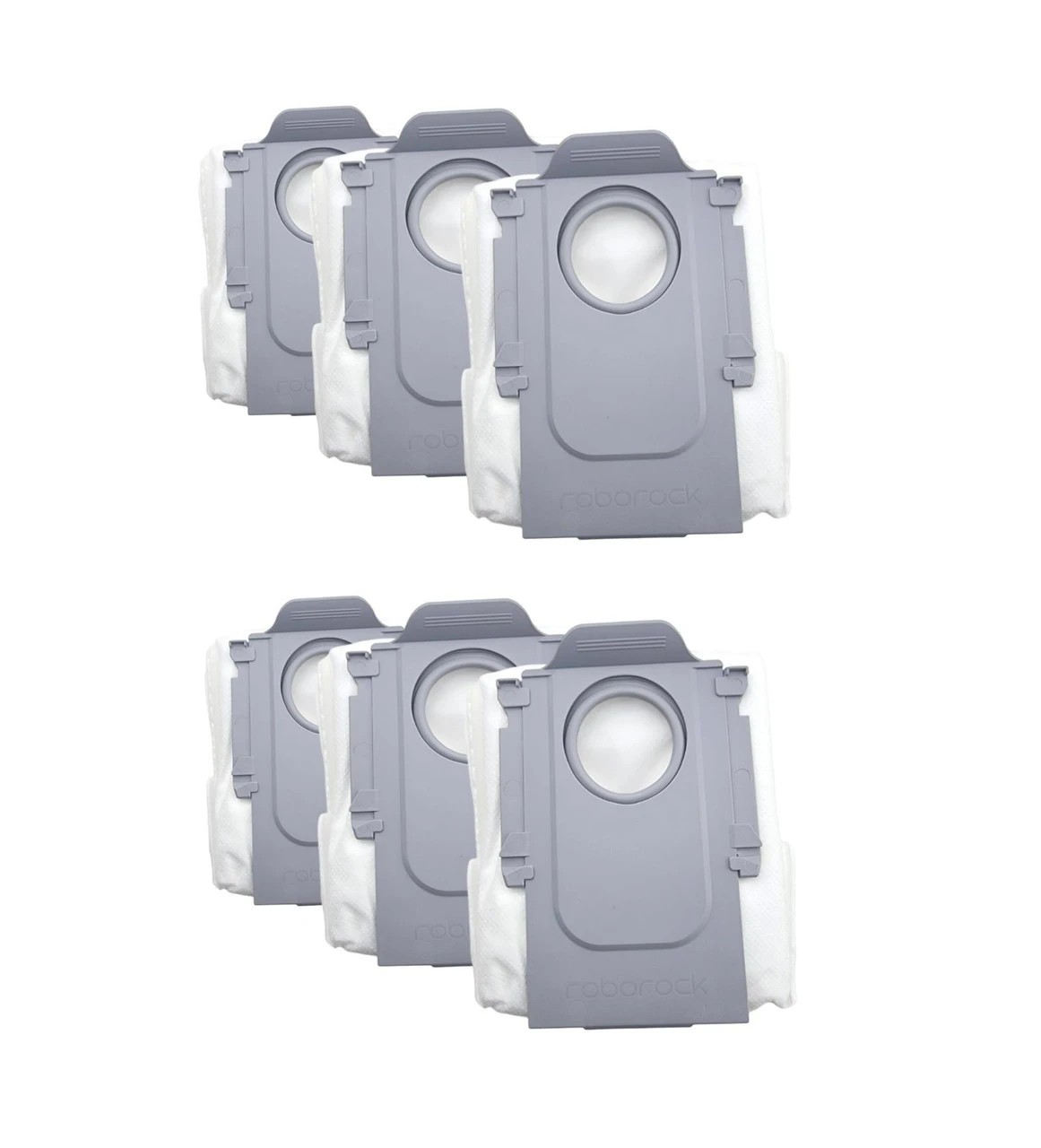 1 Roborock 6X Dust Bags For S8 MaxV Ultra, S8 Max Ultra, Qrevo & Saros Series Robot Vacuums - White, 1 of 4